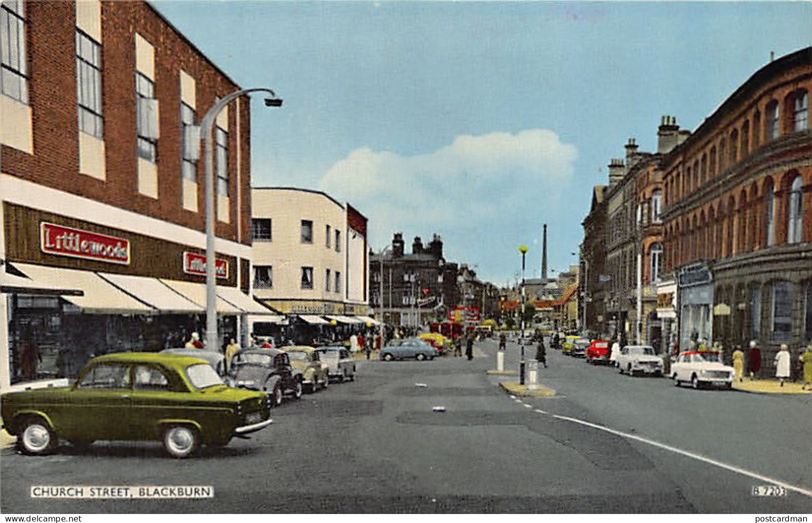 England - Lancs - BLACKBURN Church Street - Autres & Non Classés