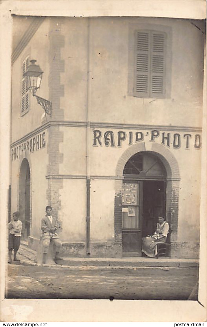 BLIDA - Magasin Du Photographe A. Minet Rapid-Photo (autographe) CARTE PHOTO Année 1921 - Ed. Rapid-Photo  - Blida