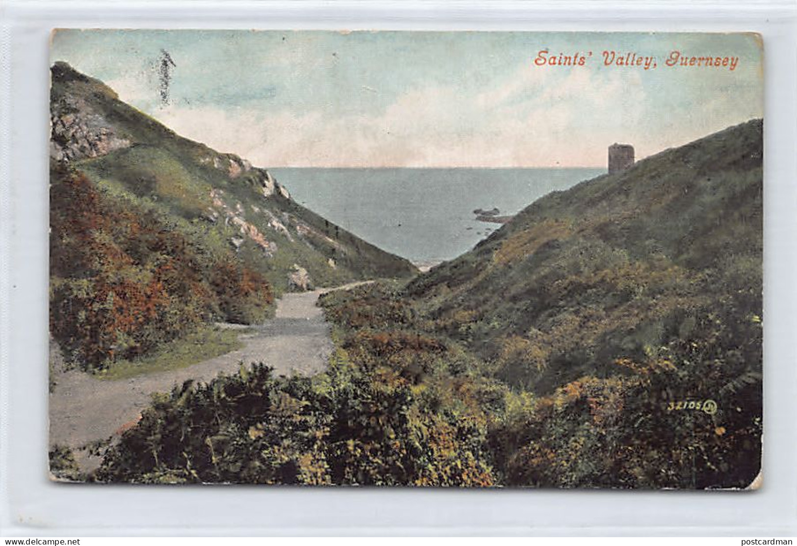 GUERNSEY - Saints' Valley - SEE SCANS FOR CONDITION - Publ. Valentine's Series 32105 - Guernsey