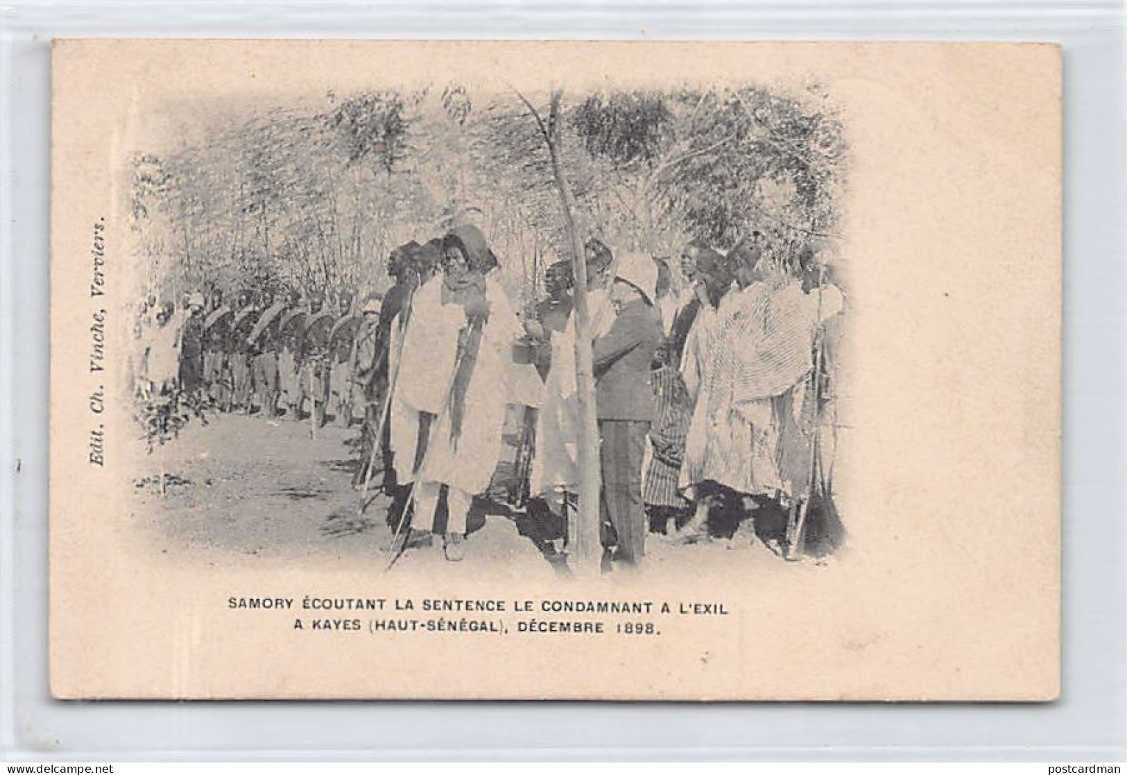 Mali - KAYES - Samory écoutant La Sentence Le Condamnant à L'exil, Décembre 1898 - Ed. Ch. Vinche  - Mali