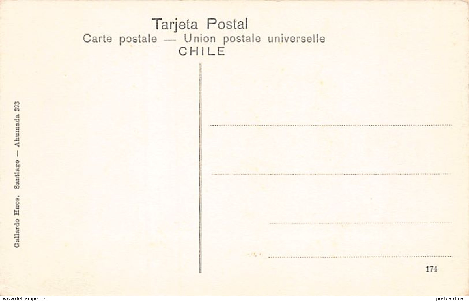 Chile - SANTIAGO - Plazuela Del Teatro - Ed. Gallardo Hermanos 48 - Chile