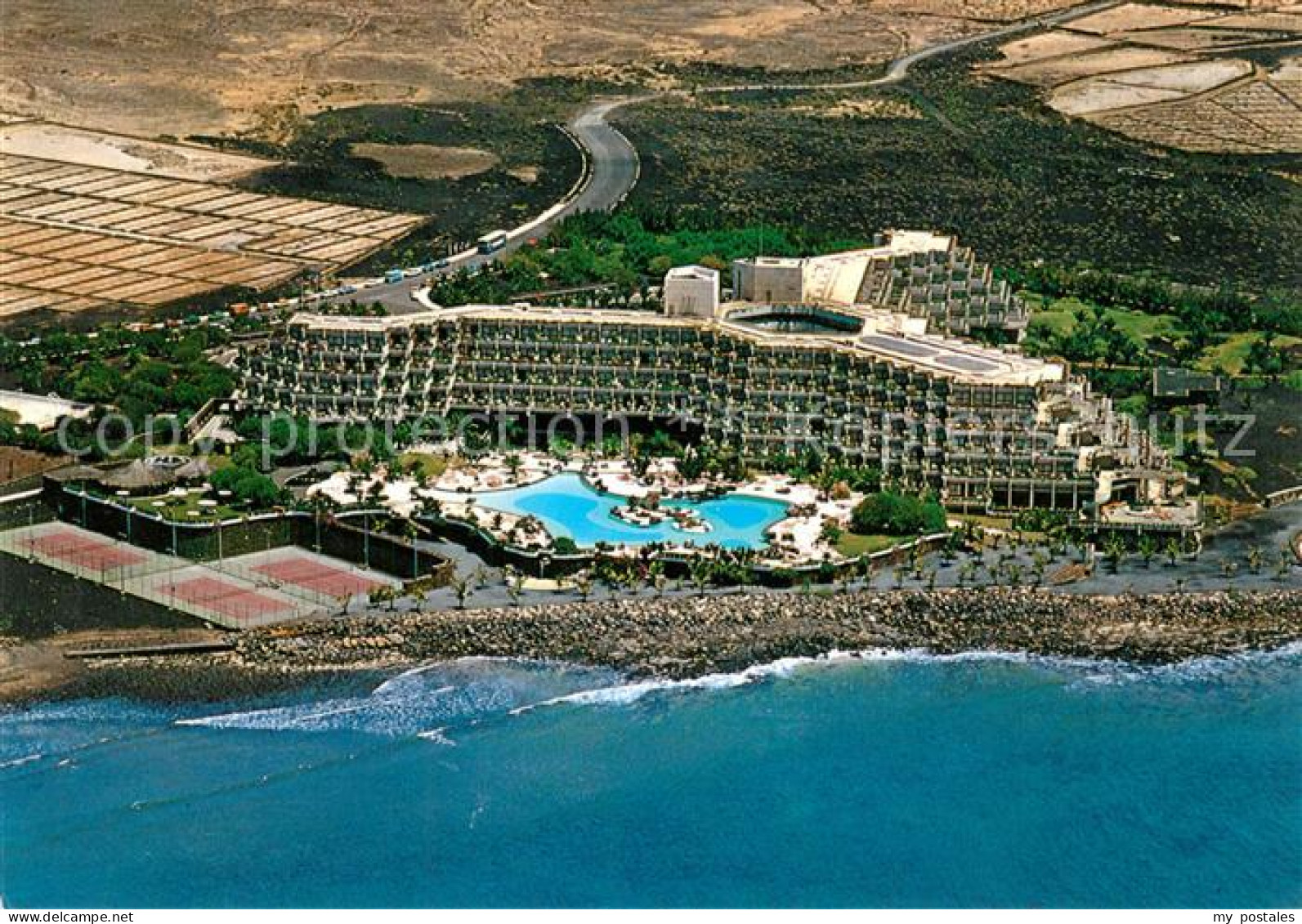 73286609 Lanzarote Kanarische Inseln Fliegeraufnahme Hotel Las Salinas Lanzarote - Sonstige & Ohne Zuordnung