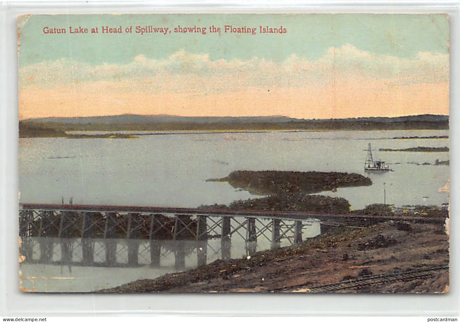 Panama - Gatun Lake At Head Of Spillway, Showing The Floating Islands - Publ. The Leighton & Valentine Co. PC21 - Panama