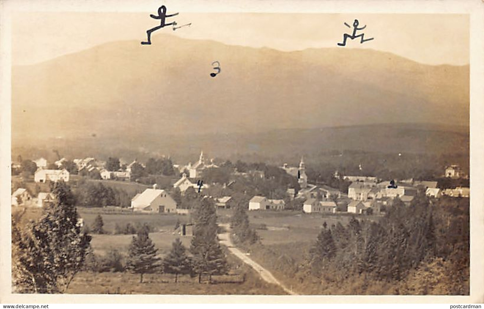 KINGFIELD (ME) Bird's Eye View - REAL PHOTO - Other & Unclassified
