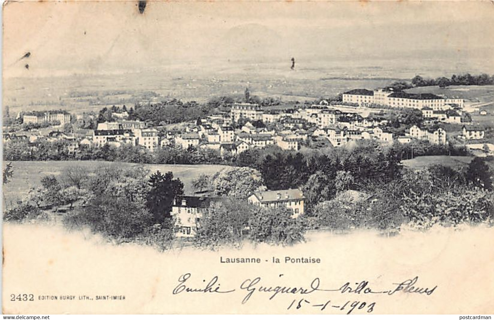 LAUSANNE (VD) La Pontaise - Ed. Burgy 2432 - Lausanne