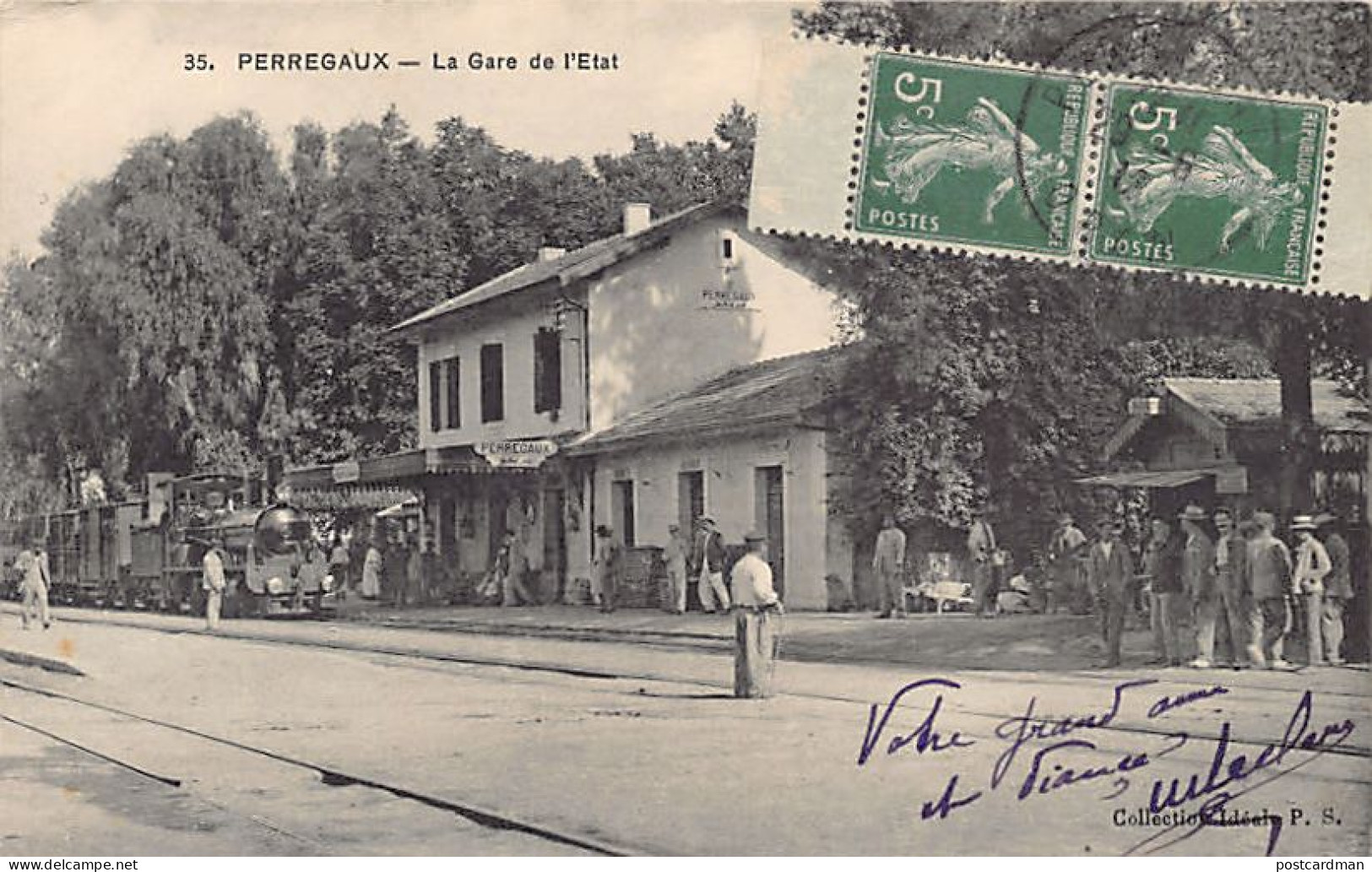 PERRÉGAUX Mohammadia - La Gare De L'Etat - Ed. Collection Idéale P.S. 35 - Autres & Non Classés