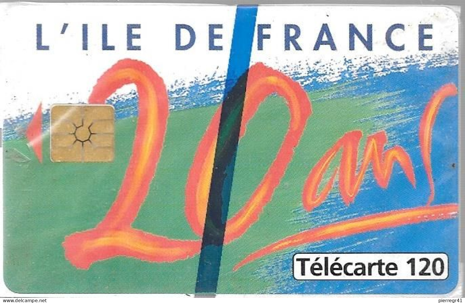 CARTE²°-PUBLIC-F644A-120U-GEMB-04/96-ILE DE FRANCE-V°Pt DN° Sérrée-56005-NSB-TBE - 1996