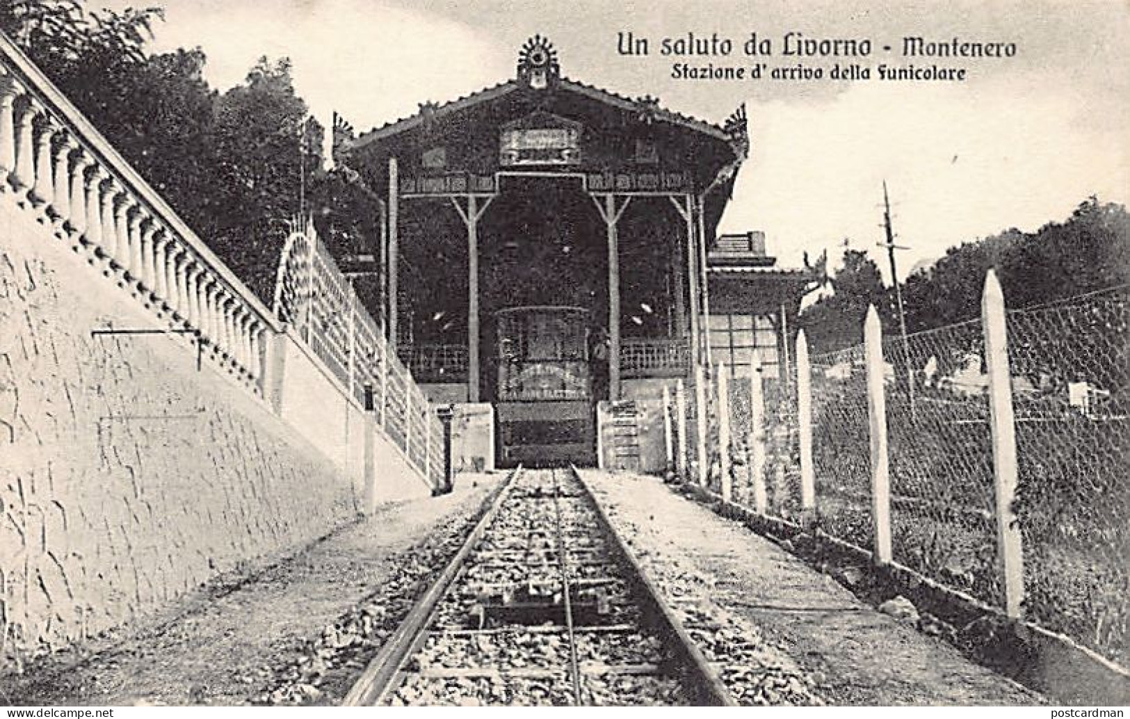 LIVORNO - Montenero - Stazione D'arriva Della Funicolare - Livorno