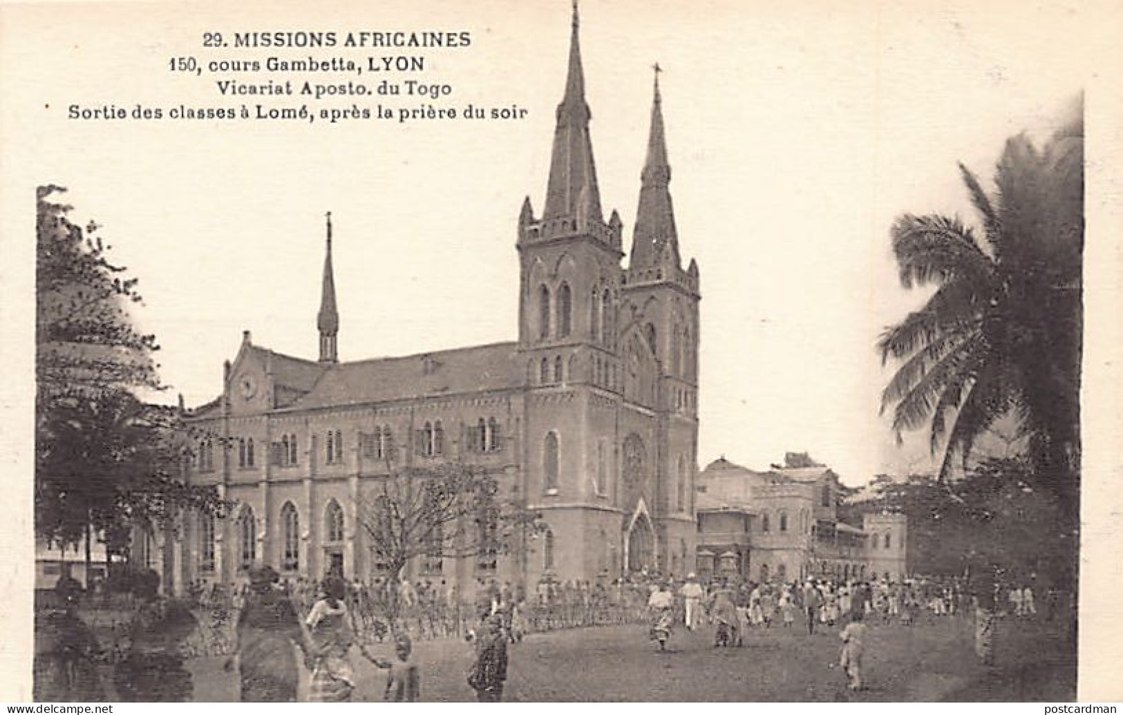 Togo - LOMÉ - Sortie Des Classes Après La Prière Du Soir - Ed. Missions Africaines 29 - Togo