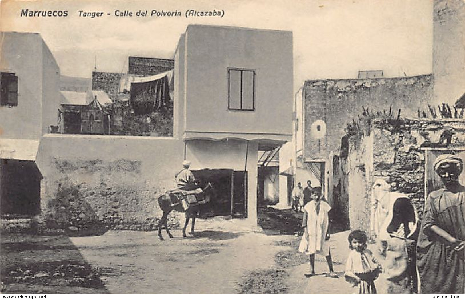 Maroc - TANGER - Calle Del Polvorin (Alcazaba) - Ed. Coleccion Hispano-Maroqui - Arévalo 21 - Tanger