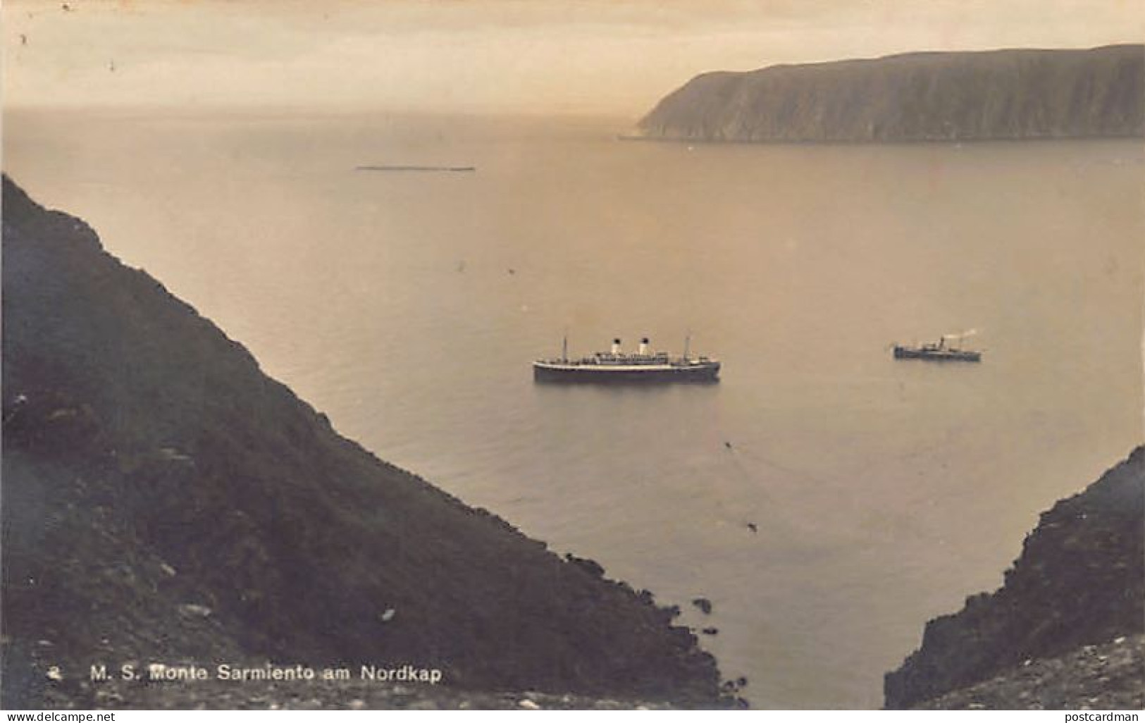 Norway - M.S. Monte Sarmiento Am Nordkap - Publ. Unknown  - Norwegen