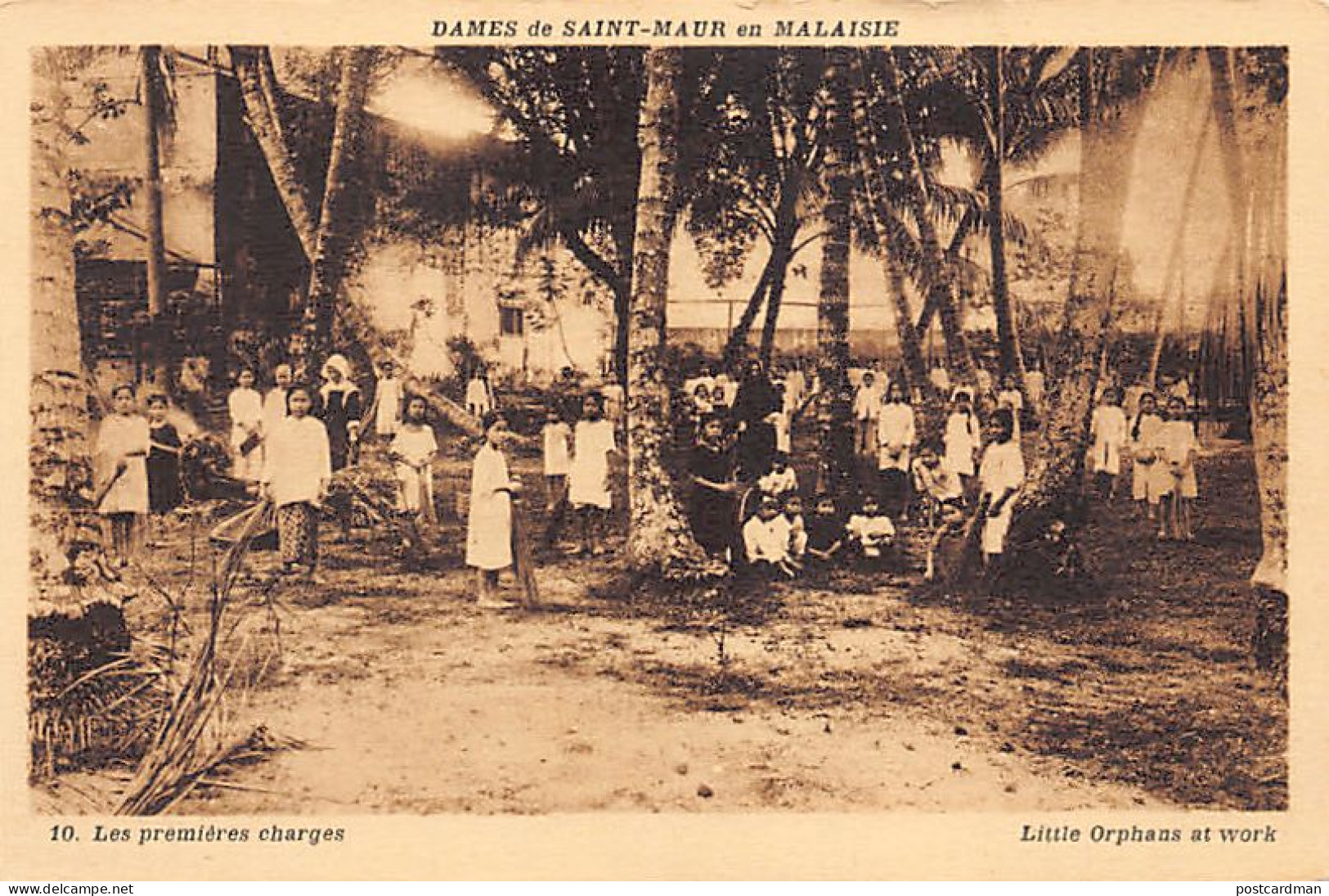 Malaysia - PENANG - Little Orphans At Work - Publ. Saint-Maur Ladies Orphanage In Malaysia 10 - Malasia