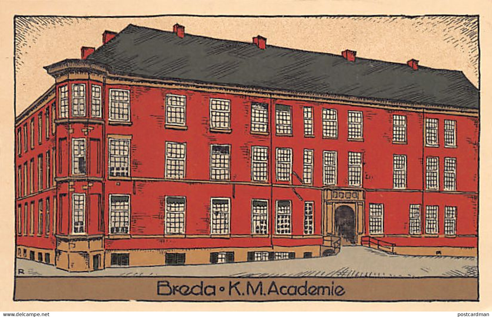 BREDA (NB) K. M. Academie - Uitg. Rembrandt  - Breda