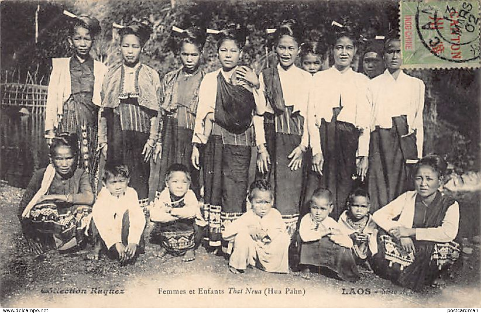 Laos - Femmes Et Enfants Thaï Neua (Hua Pahn) - Ed. Collection Raquez - -  - Laos