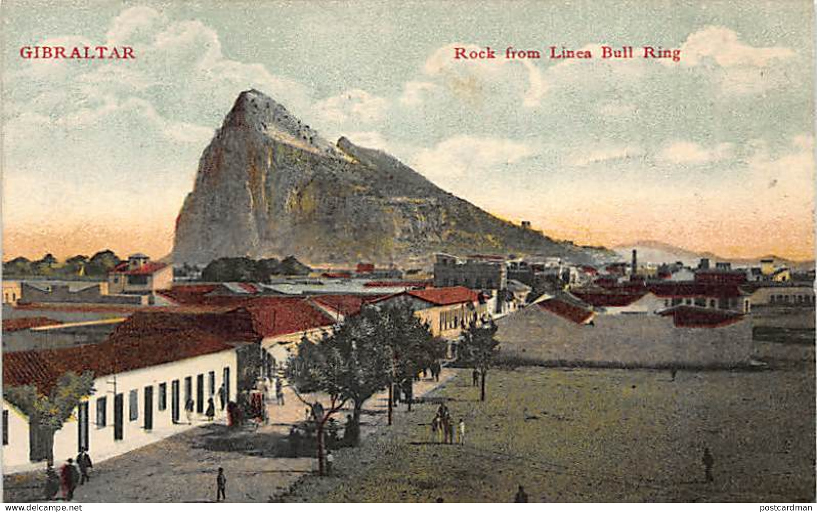 GIBRALTAR - Rock From Linea Bull Ring. - Gibraltar