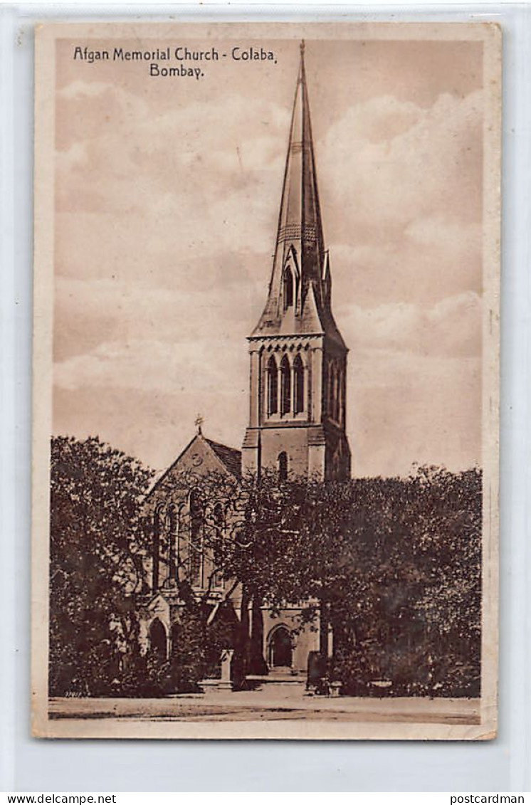 India - MUMBAI - Afghan Memorial Church - Colaba - SEE SCAN FOR CONDITION - Publ. Moorli Dhur & Sons  - Indien