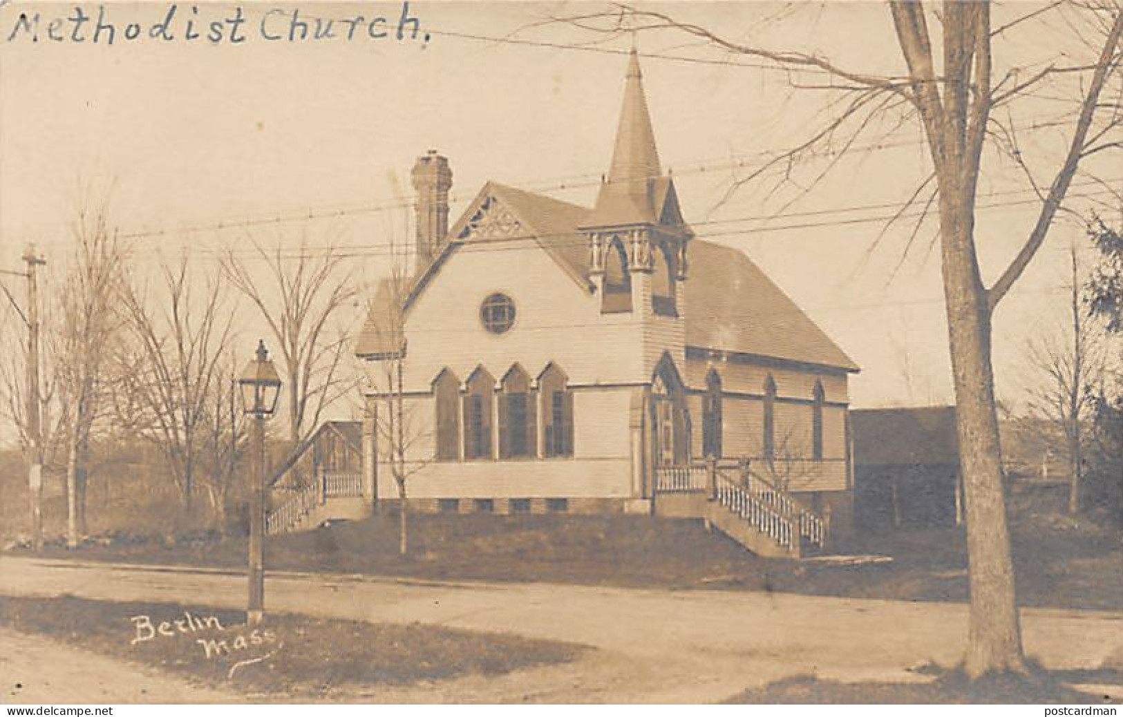 Usa - BERLIN (MA) Methodist Church - REAL PHOTO  - Other & Unclassified