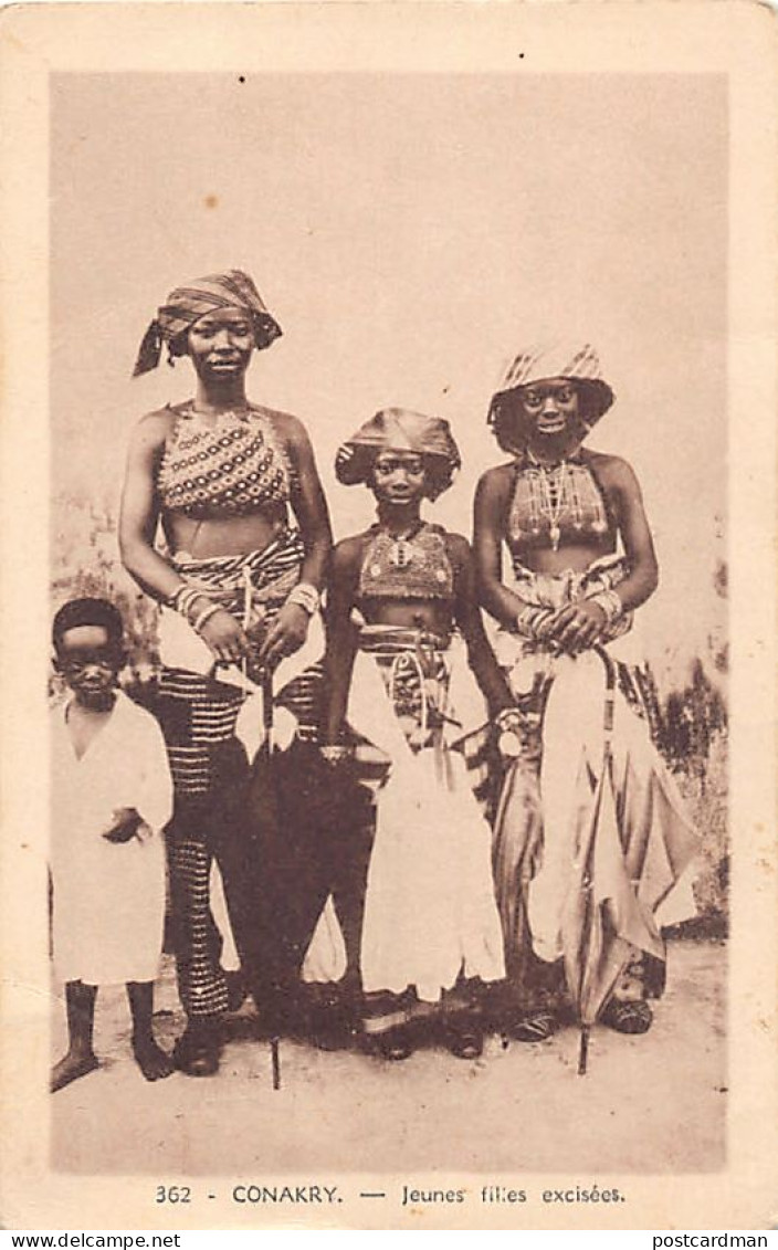 Guinée Conakry - Jeunes Filles Excisées - Ed. E. Habkouk 362 - Guinea Francese