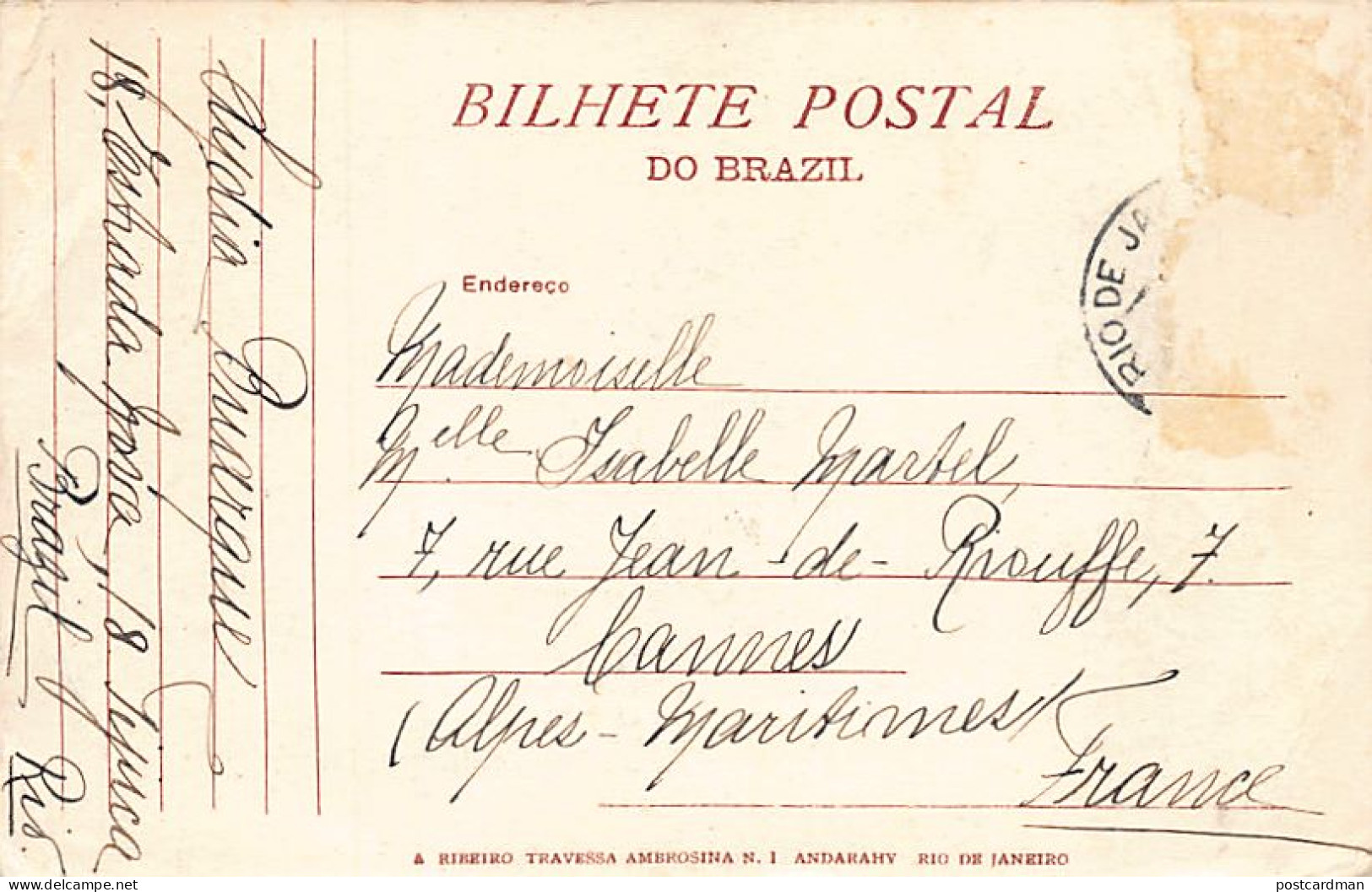 BRASIL Brazil - RIO DE JANEIRO - Exposiçao Nacional De 1908 - Ed. A. Ribeiro  - Rio De Janeiro