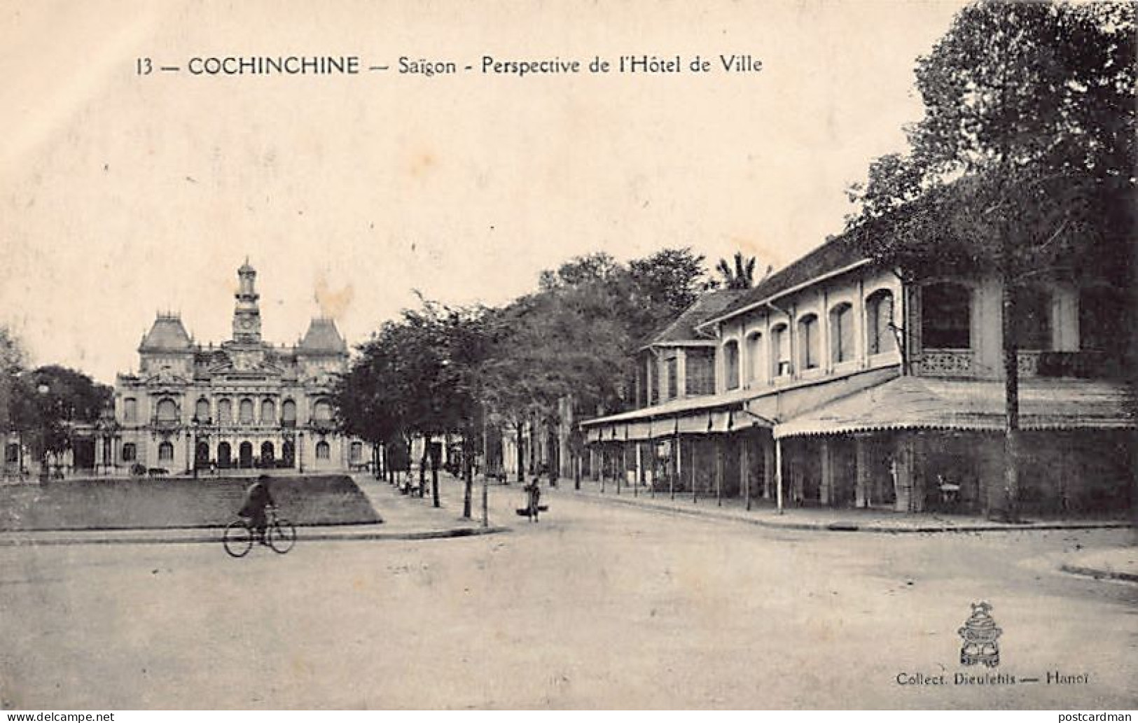 Viet-Nam - SAÏGON - Perspective De L'Hôtel De Ville - Ed. P. Dieulefils 13 - Viêt-Nam