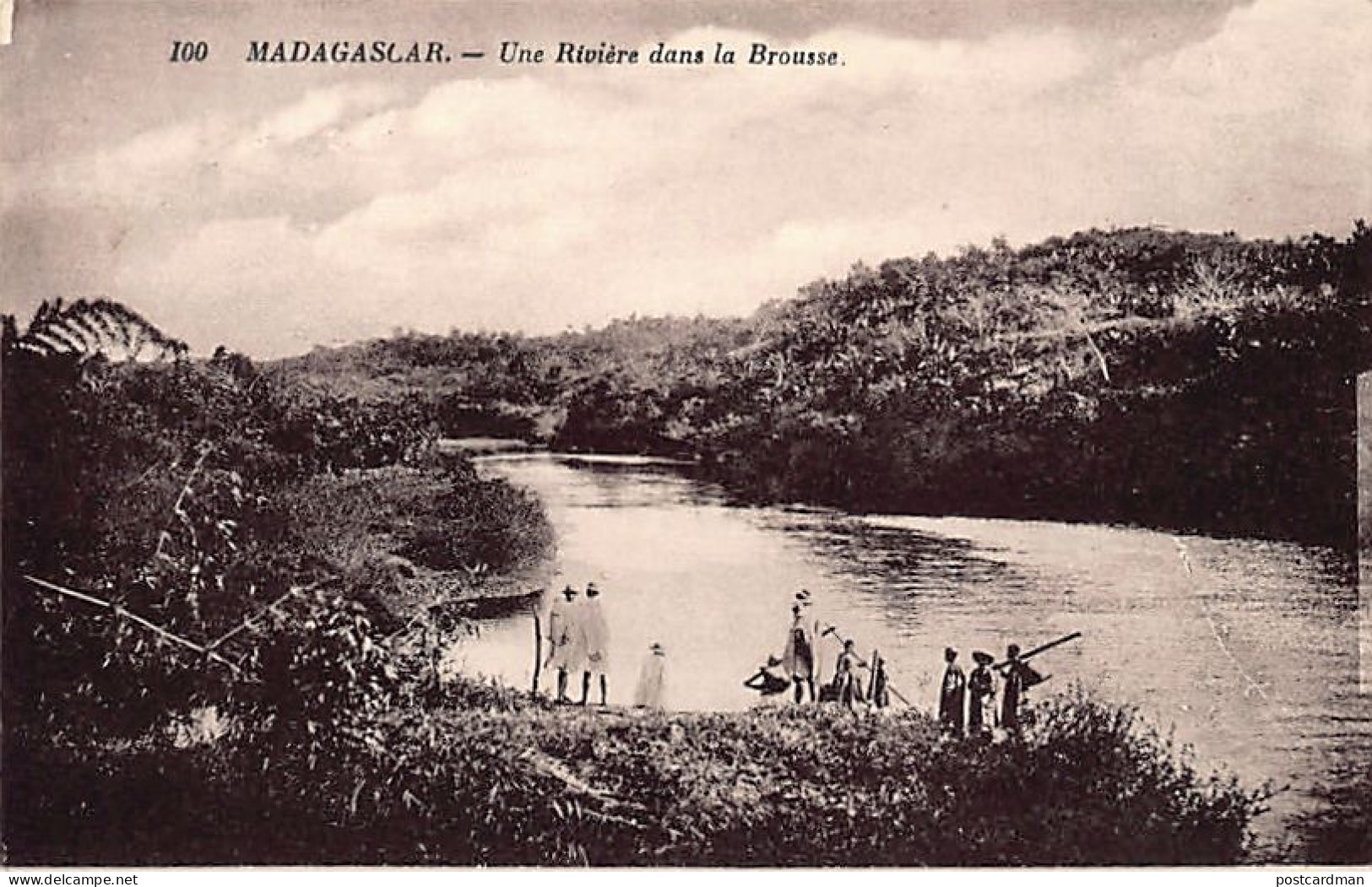 Madagascar - Une Rivière Dans La Brousse - Ed. Oeuvre Des Prêtres Malgaches 100 - Madagaskar