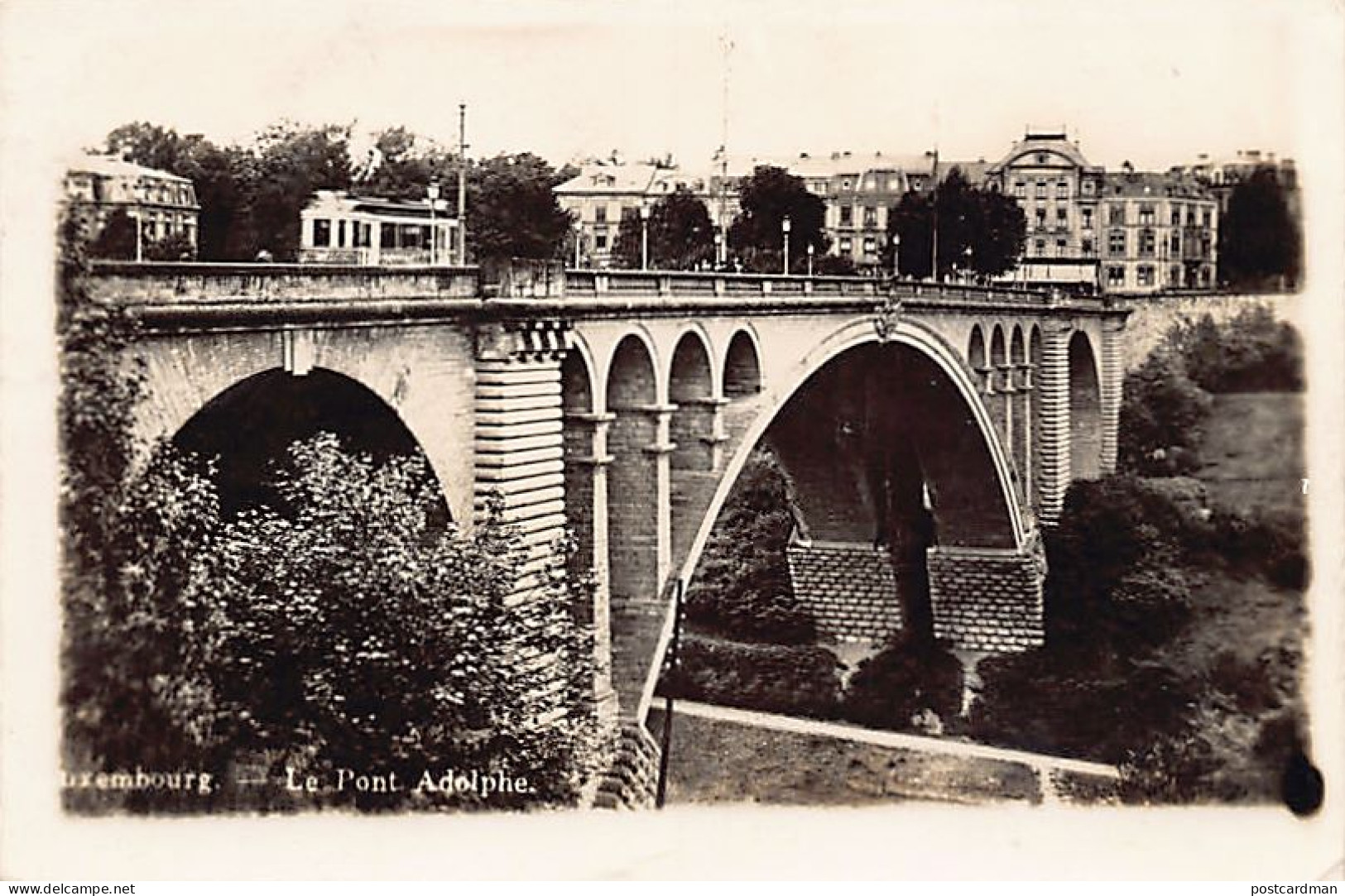 LUXEMBOURG-VILLE - Le Pont Adolphe - Tramway - Ed. Inconnu - Luxemburg - Stadt