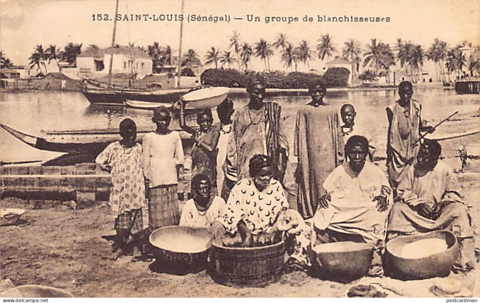 Sénégal - SAINT-LOUIS - Un Groupe De Blanchisseuses - Ed. P. Tacher 152 - Senegal
