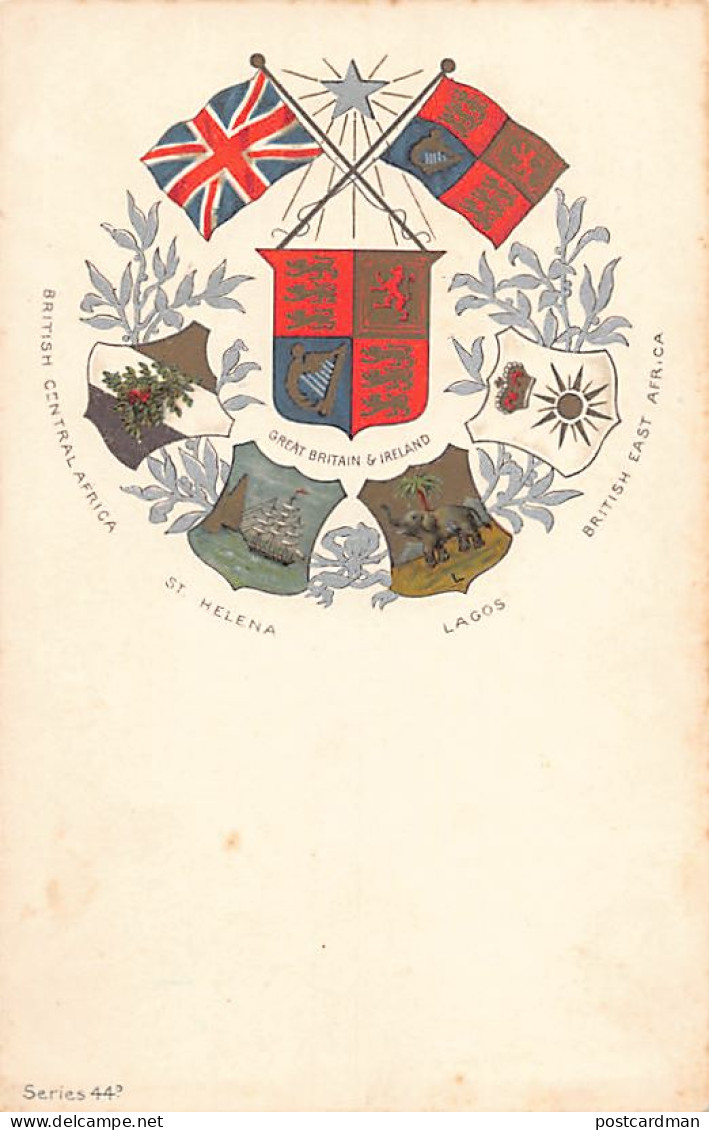 ST. HELENA - Coat Of Arms - Publ. Unknown Series 44 - Sainte-Hélène