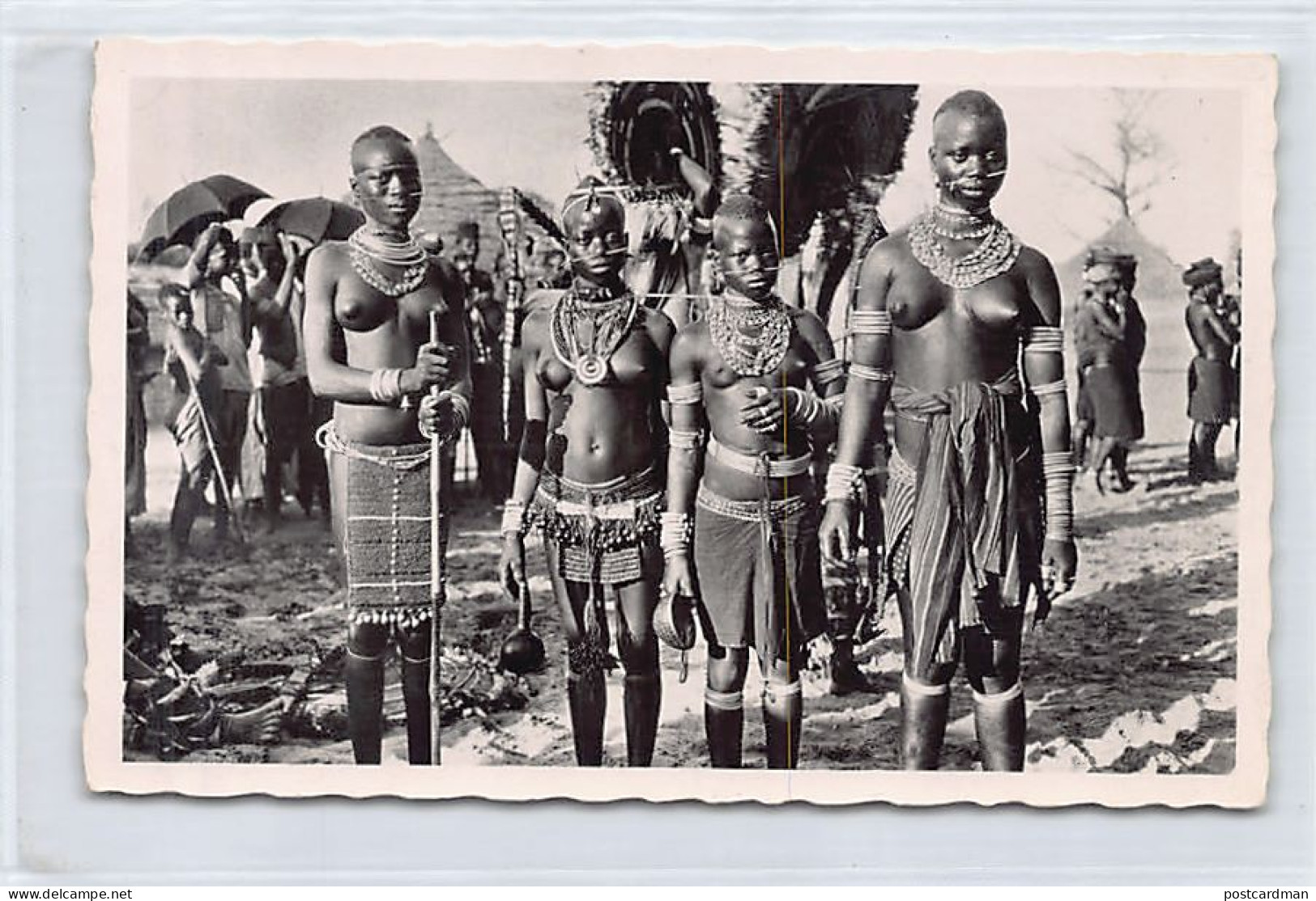 Guinée Conakry - NU ETHNIQUE - Danseuses à Youcounkoun - Ed. G. Labitte 103 - Guinee