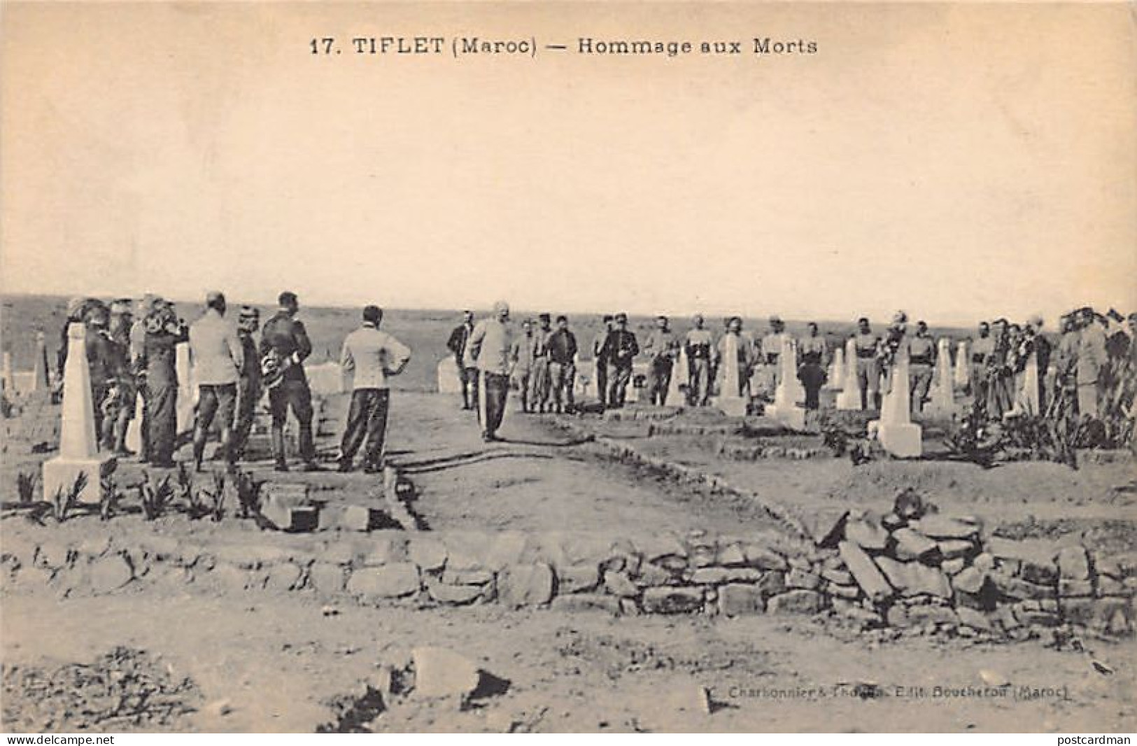 Maroc - TIFLET - Hommage Aux Morts - Ed. Charbonnier 17 - Andere & Zonder Classificatie
