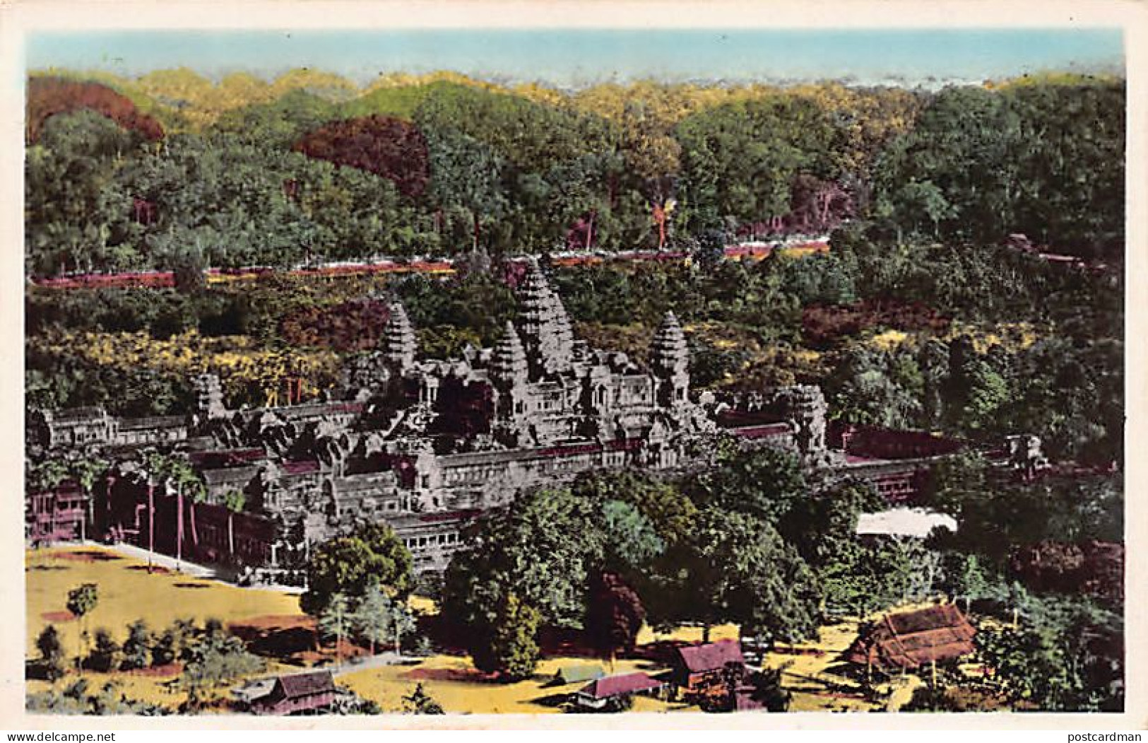Cambodge - Vue Générale Du Temple D'Angkor-Vat - Ed. P-C Paris 170 - Cambodge