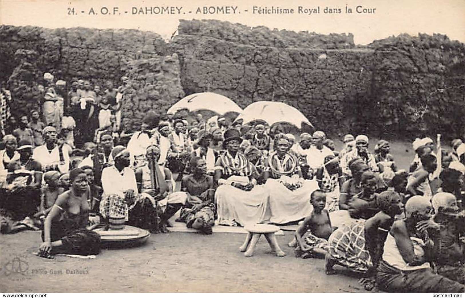 Bénin - ABOMEY - Fétichisme Royal Dans La Cour - Ed. Gustave Darboux 24 - Benin