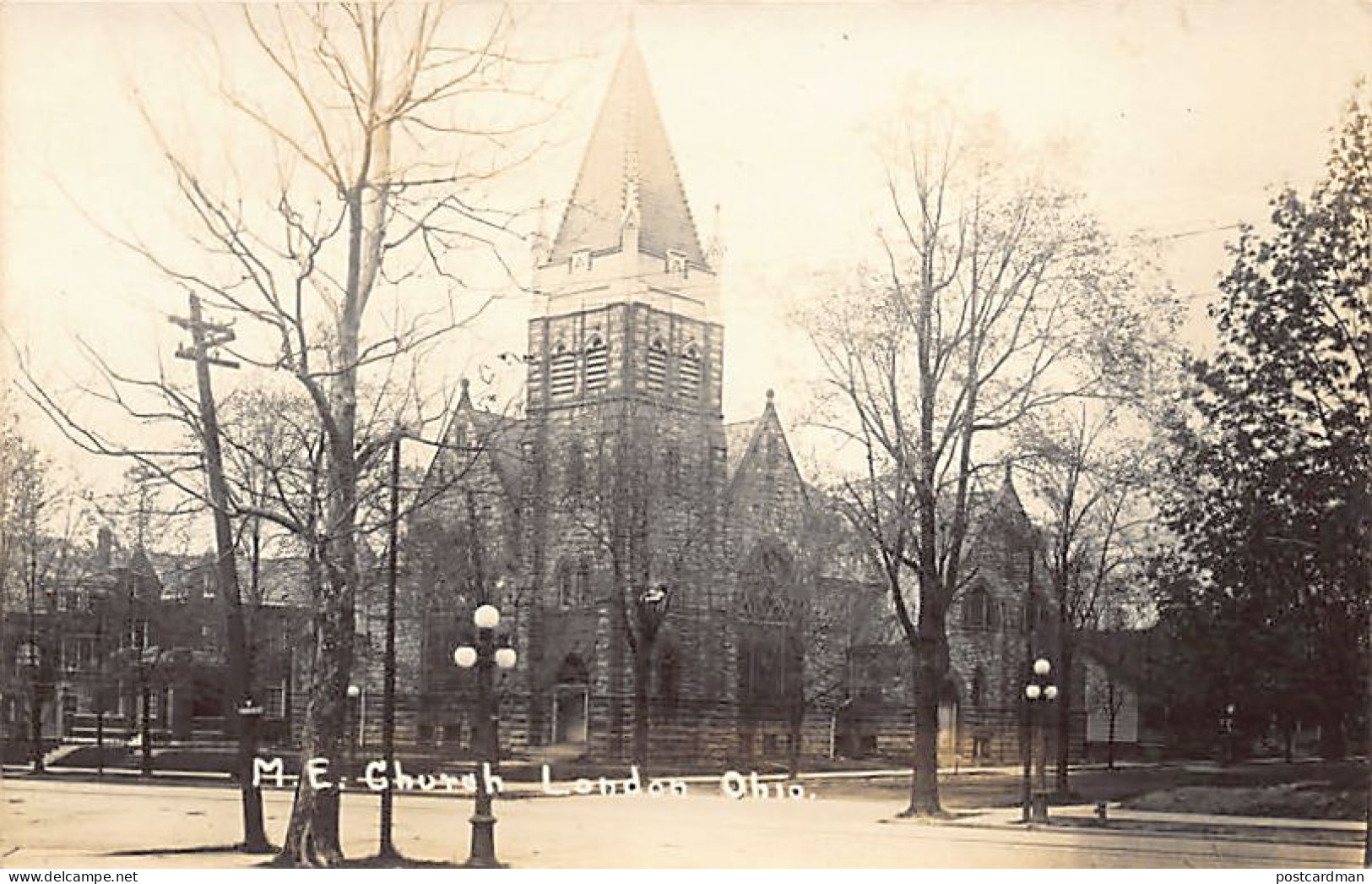 LONDON (OH) M.E. Church - REAL PHOTO - Publ. Unknown  - Sonstige & Ohne Zuordnung