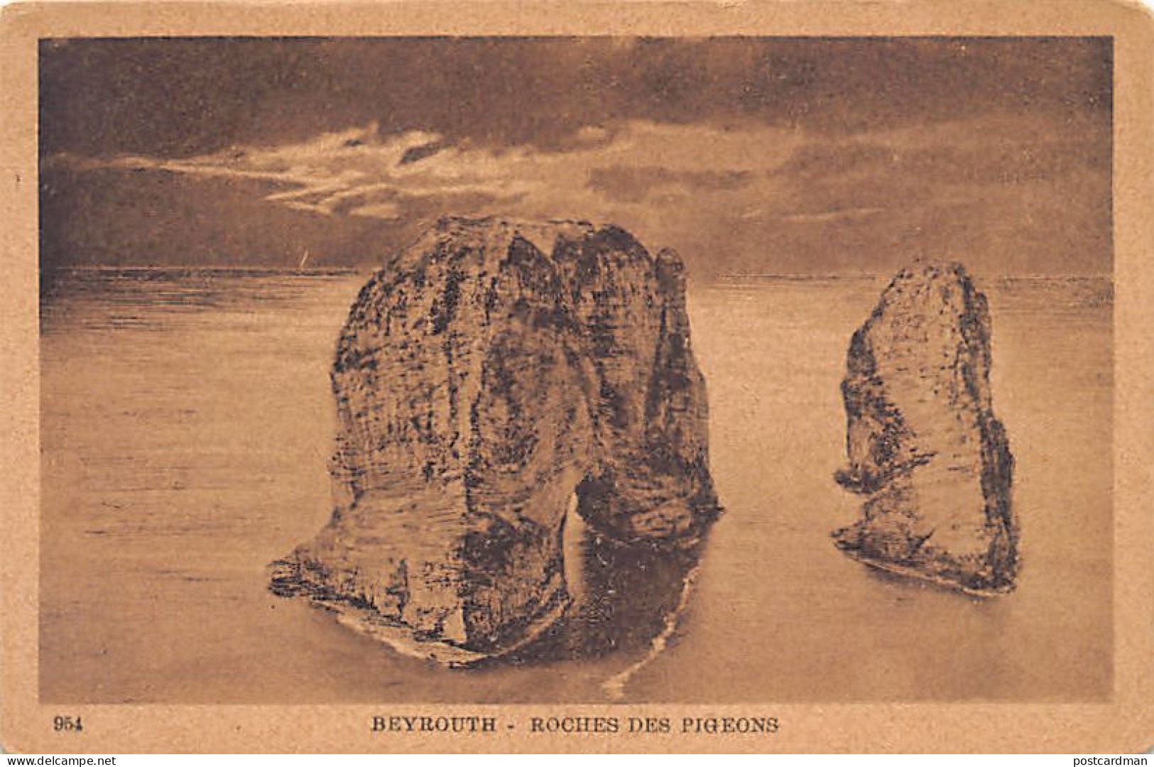 Liban - BEYROUTH - Roches Des Pigeons - Ed. Sarrafian Bros. 954 - Libanon