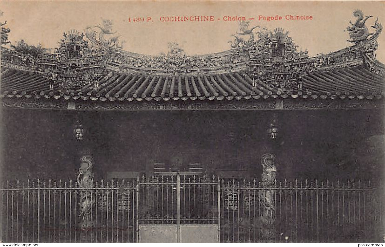 Viet-Nam - CHOLON - Pagode Chinoise - Ed. P. Dieulefils 1439P - Viêt-Nam