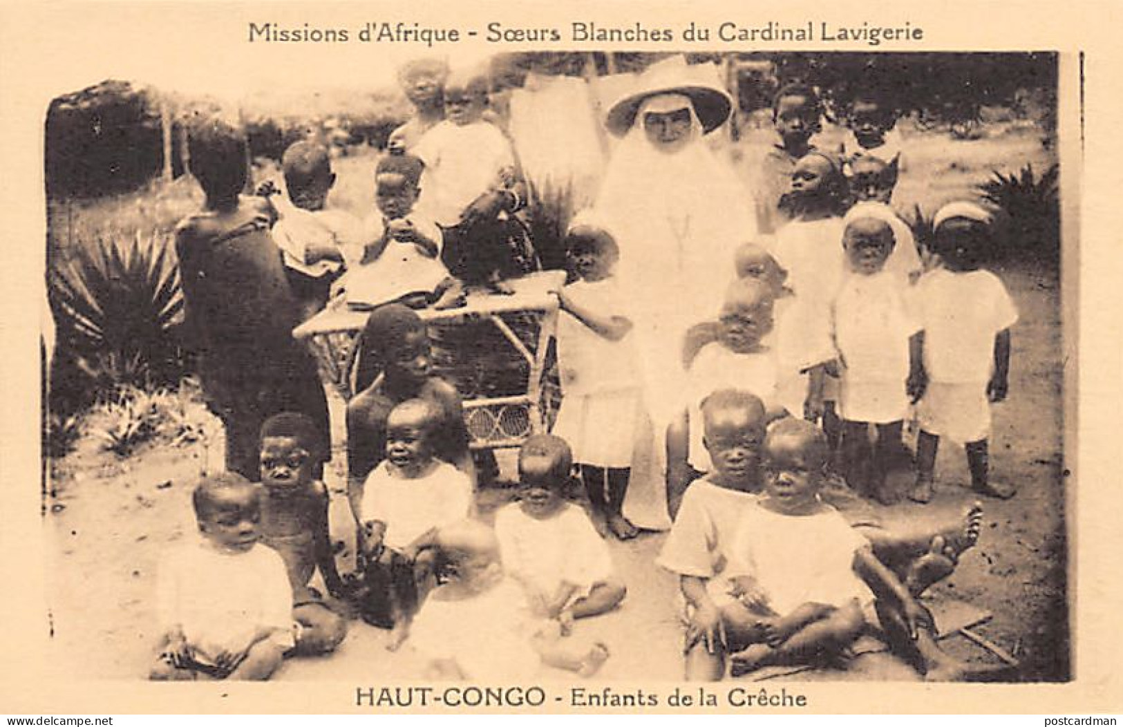 Congo Kinshasa - Enfants De La Crèche (Haut-Congo) - Ed. Soeurs Blanches Du Cardinal Lavigerie  - Belgisch-Congo