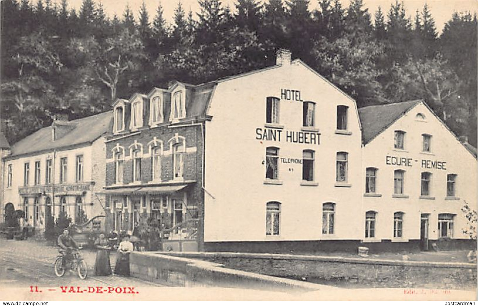 Belgique - POIX-SAINT-HUBERT (Prov. Lux.) Val-de-Poix - Hôtel Saint-Hubert - Autres & Non Classés