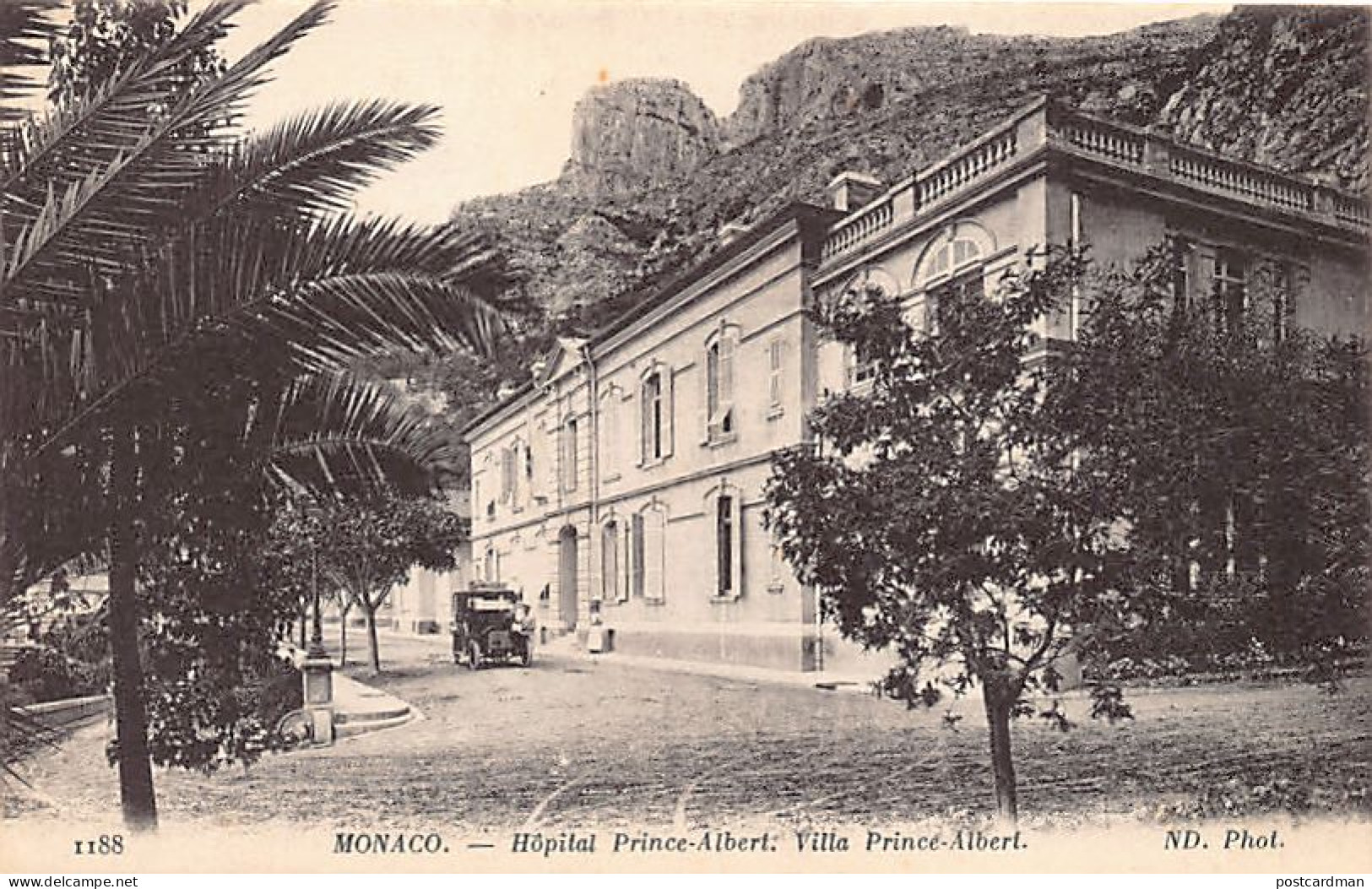 MONACO - Hôpital Prince-Albert - Villa Prince-Albert - Ed. Neurdein ND. Phot. 1188 - Sonstige & Ohne Zuordnung