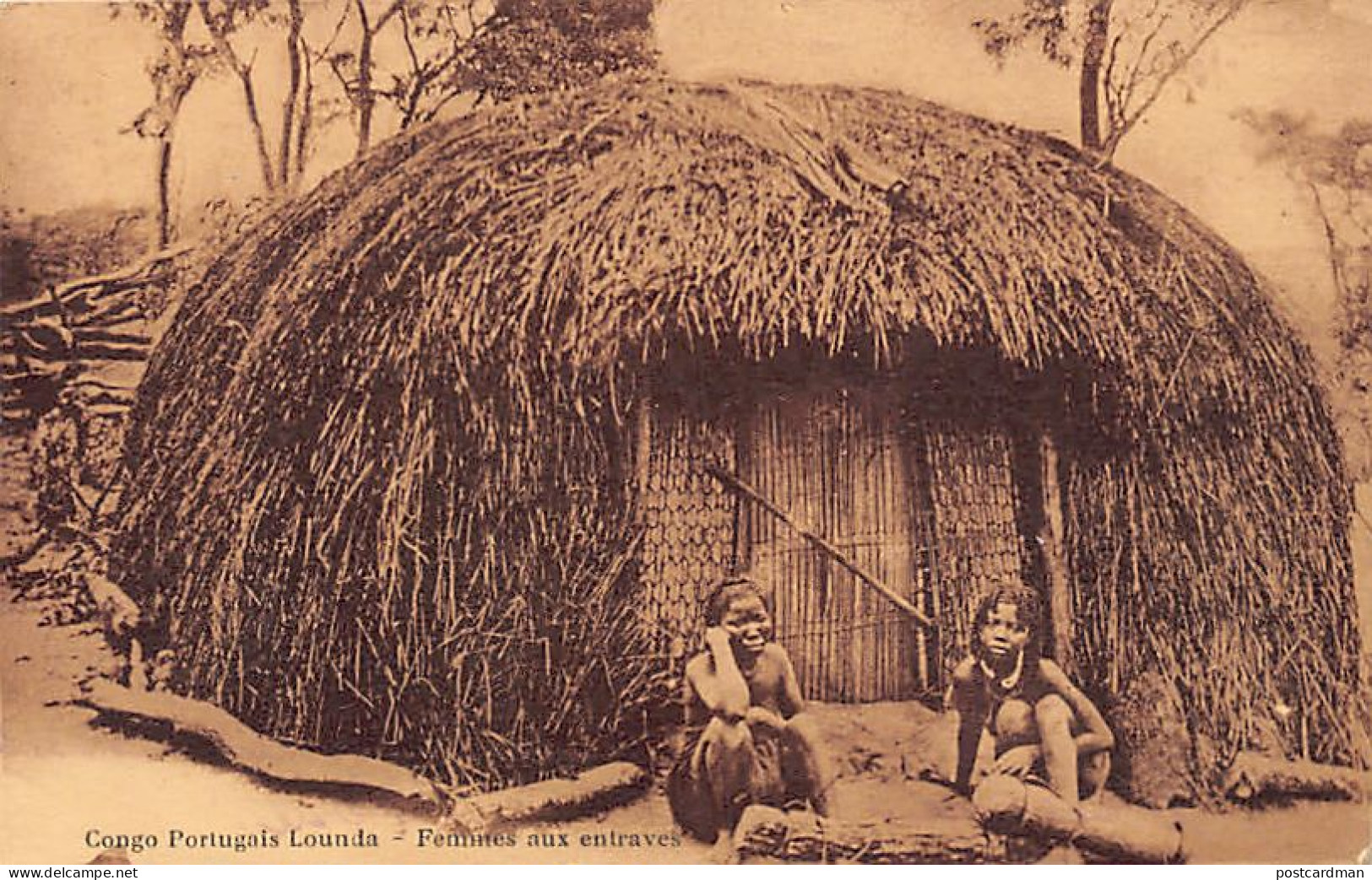 ANGOLA - Lunda Women In Shackles - Publ. Spiritus  - Angola