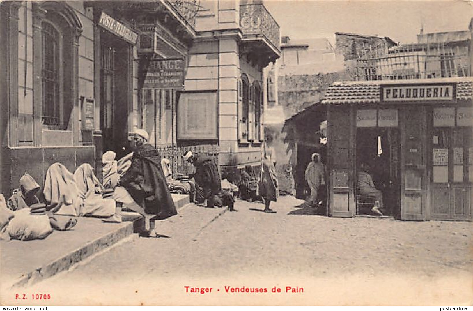 Maroc - TANGER - Vendeuses De Pain  - Bureau De Poste - Ed. A. Benzaquen P.Z. 10705 - Tanger