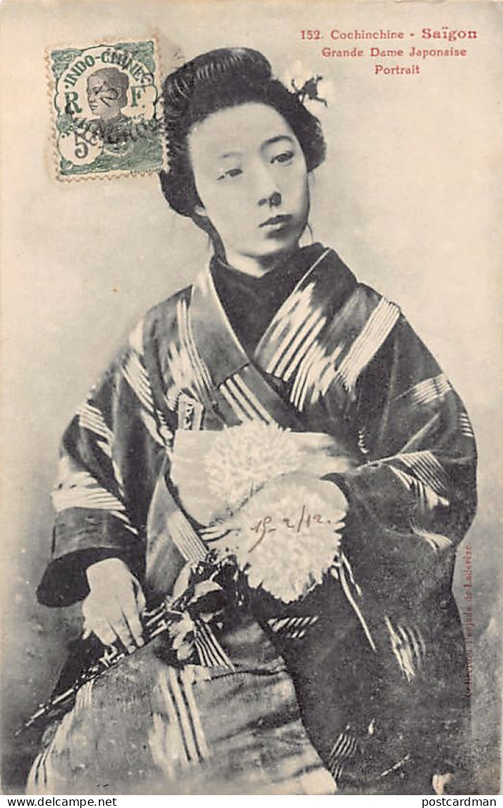Vietnam - SAÏGON - Grande Dame Japonaise - Portrait - Ed. Poujade 152 - Vietnam