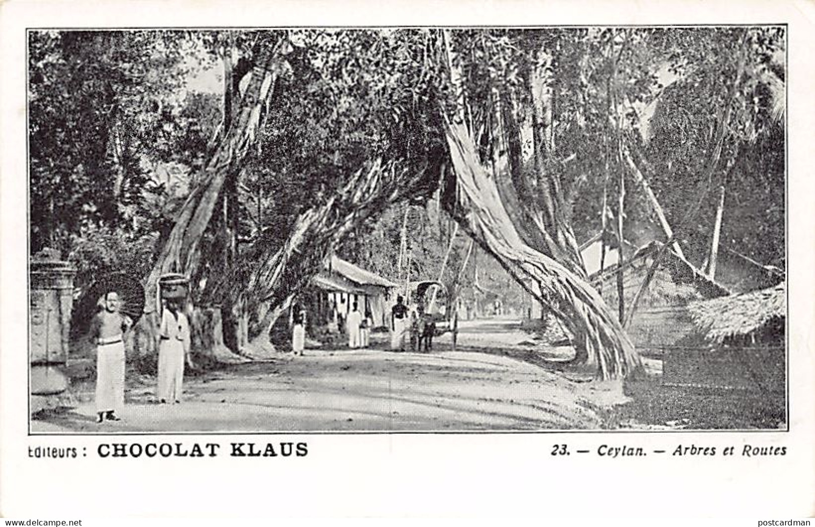 Sri Lanka - Trees And Roads - Publ. Chocolat Klaus 23 - Sri Lanka (Ceylon)