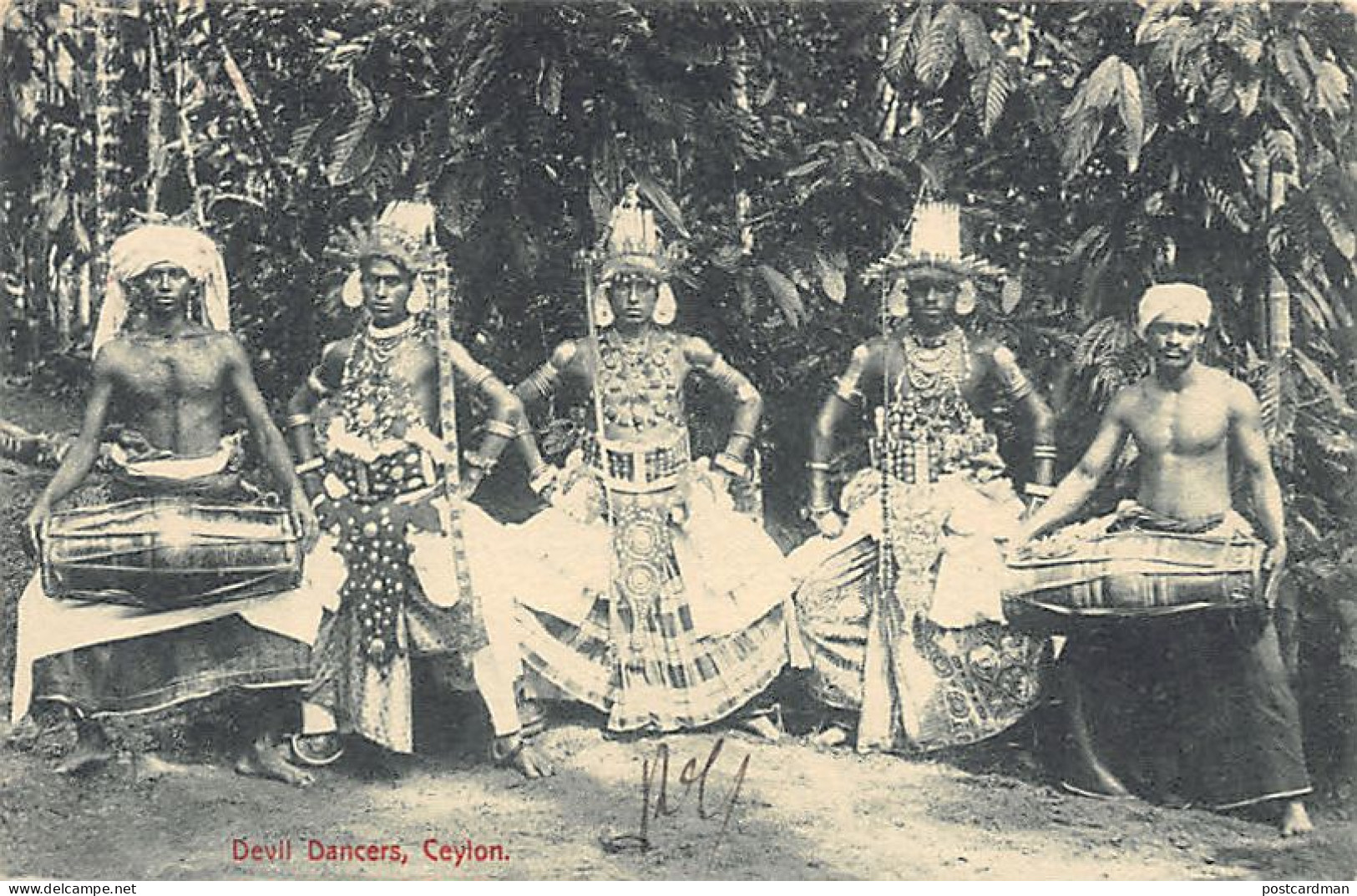 Sri Lanka - Devil Dancers - Publ. Plâté & Co.  - Sri Lanka (Ceylon)