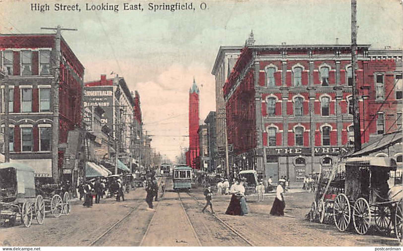 Usa - SPRINGFIELD (OH) High Street, Looking East - Other & Unclassified