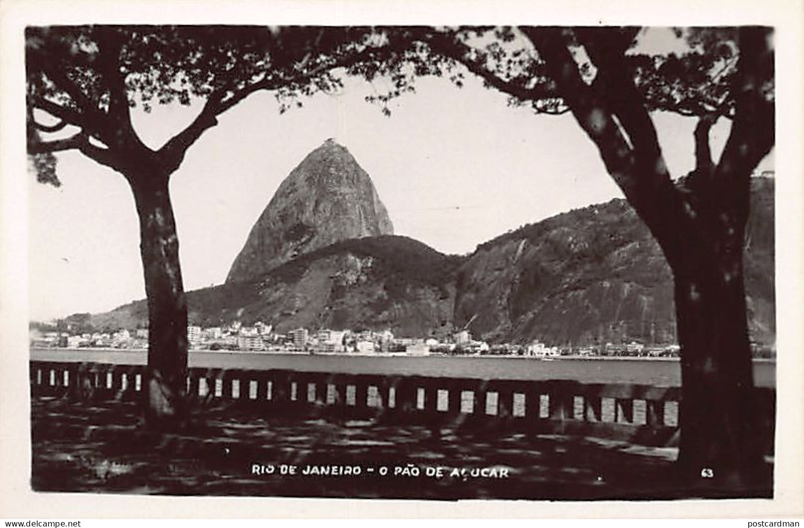 BRASIL Brazil - RIO DE JANEIRO - O Pao De Açucar E Noite - Ed. Desconhecido 63 - Rio De Janeiro