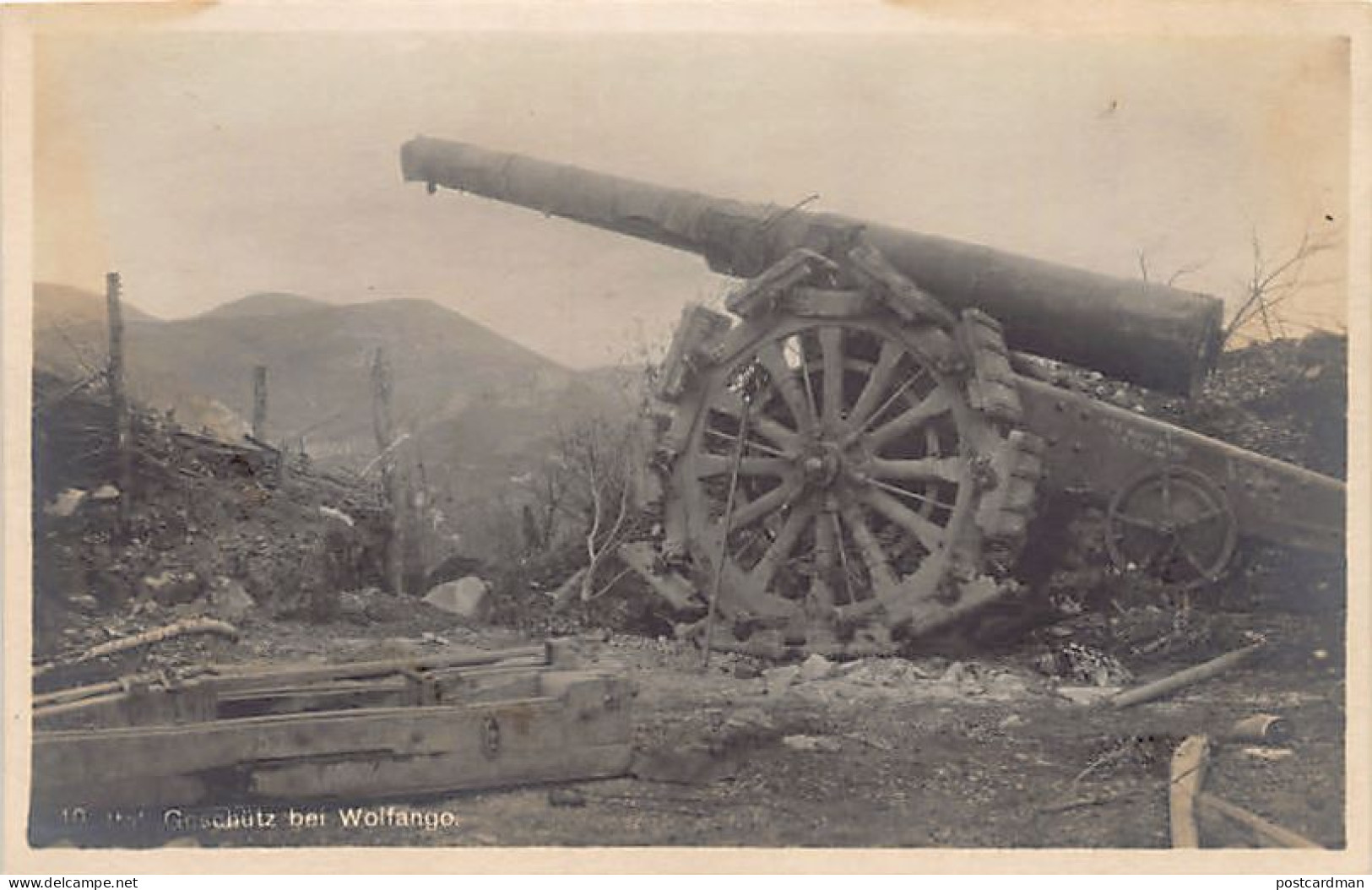  SAN VOLFANGO (UD) Ital. Geschütz Bei Wolfango - Artiglieria Italiana - Prima Guerra Mondiale - Autres & Non Classés