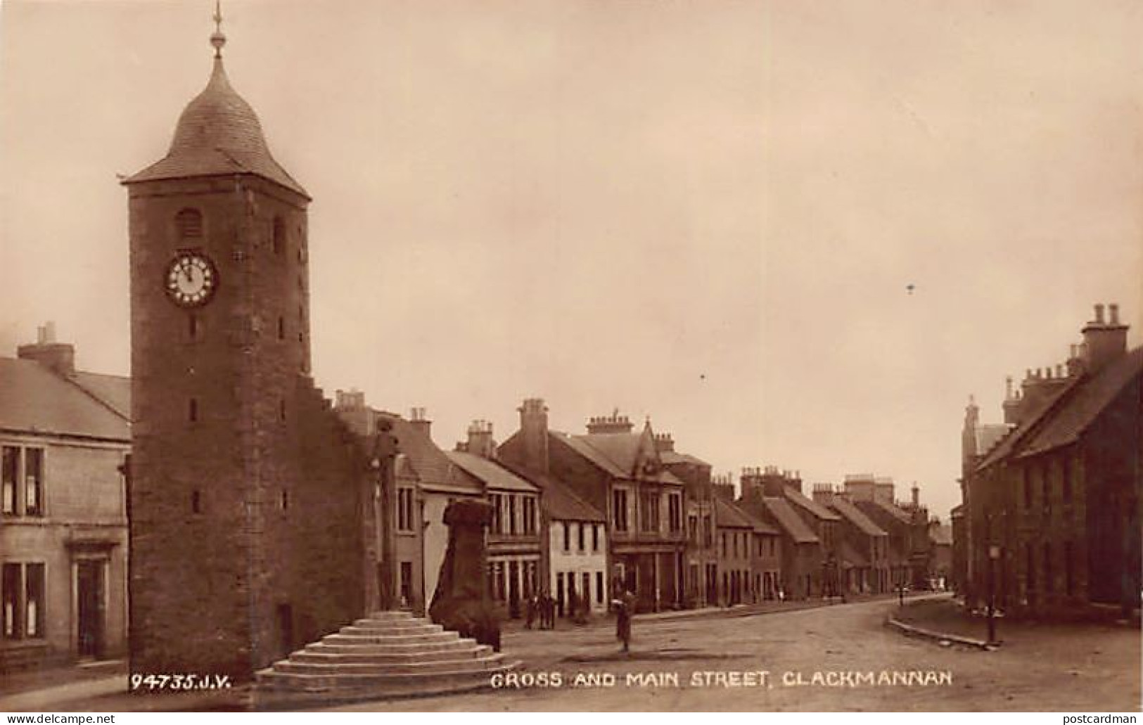 Scotland - CLACKMANNAN - Cross And Main Street - Clackmannanshire