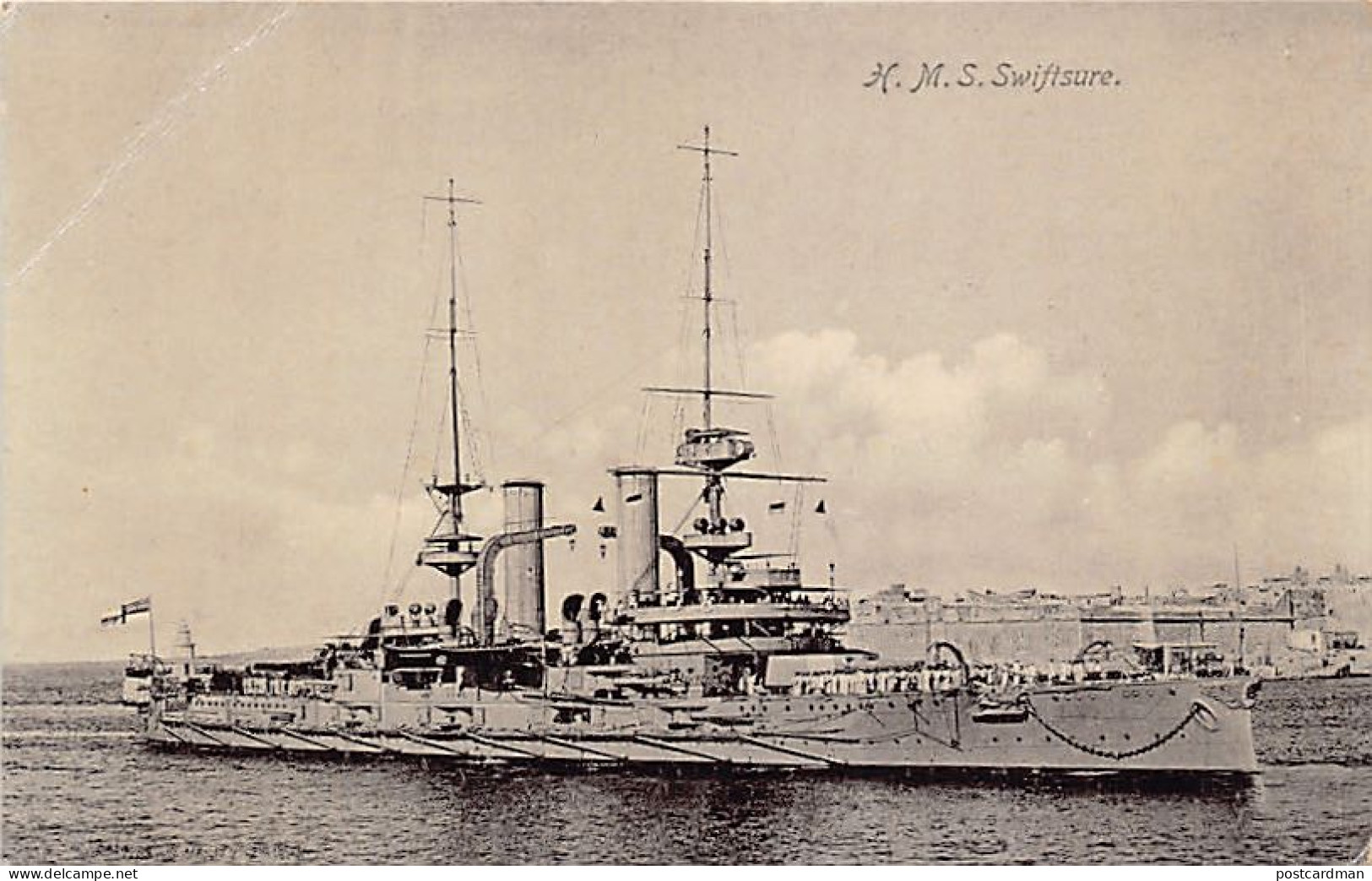 Malta - Royal Navy H.M.S. Swiftsure - Publ. Unknown  - Malta
