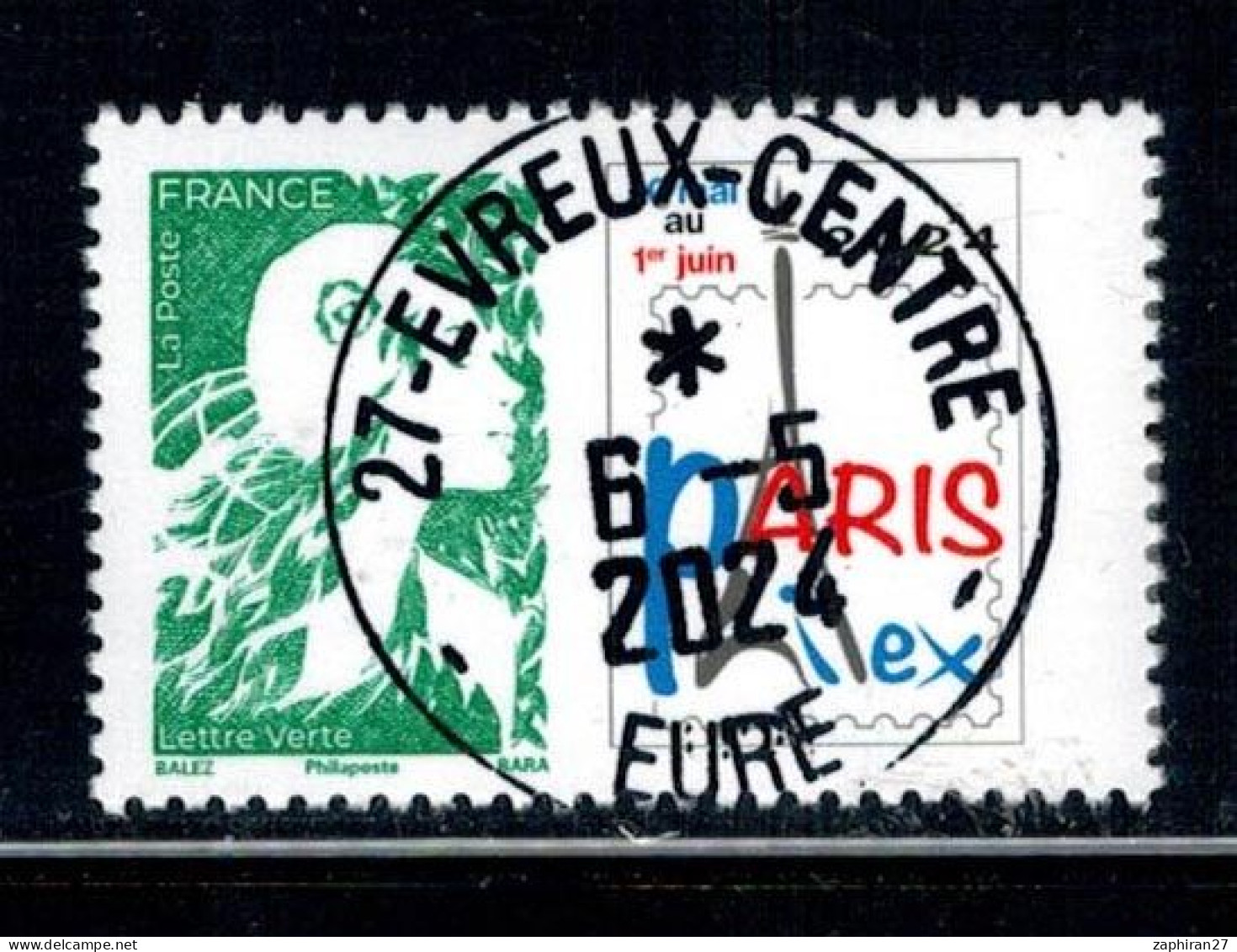 2024 MARIANNE AVENIR PARIS PHILEX - TOUR EIFFELOBLITERE CACHET ROND 6-5-2024 #234# - Used Stamps