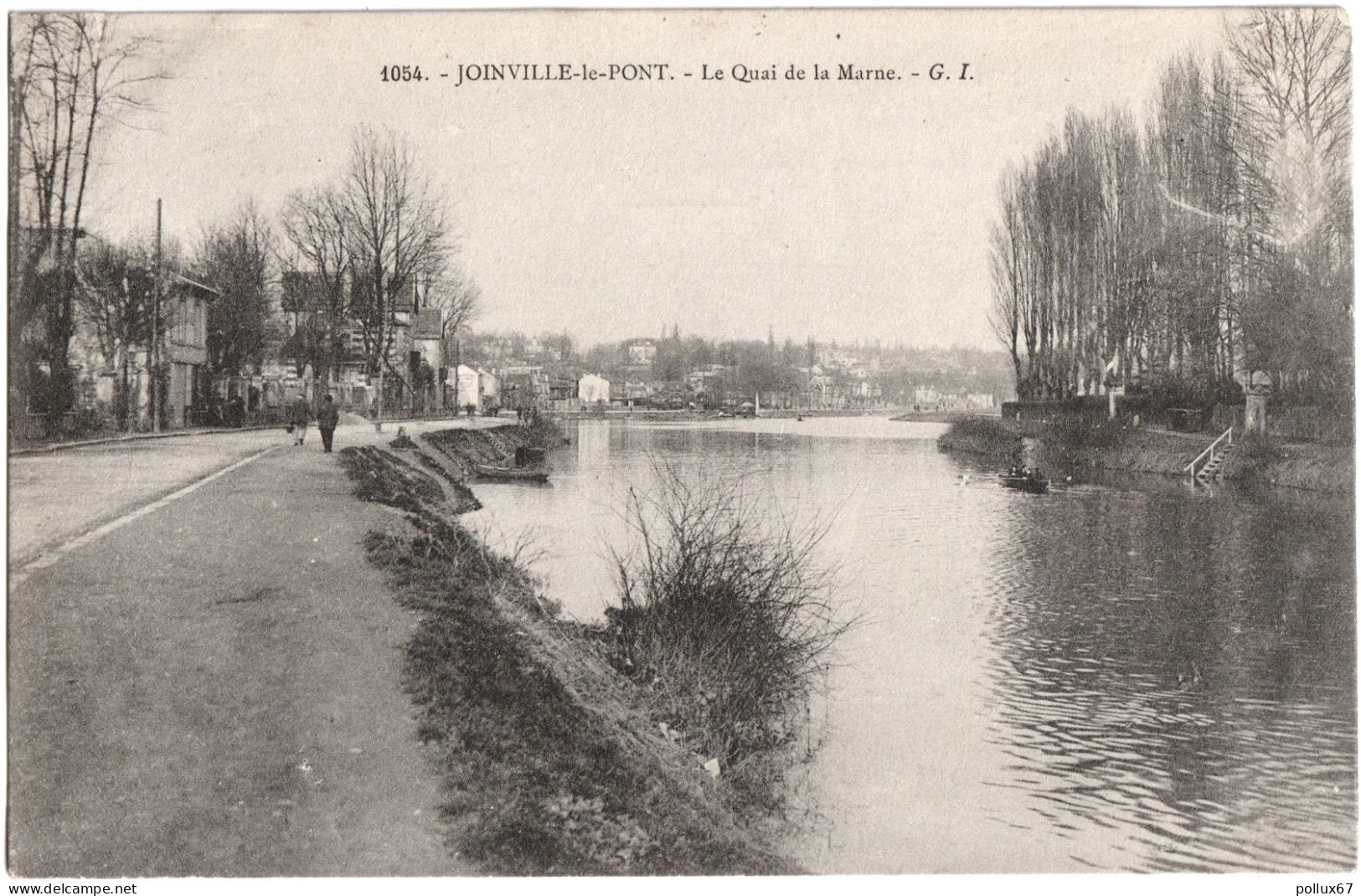 CPA DE JOINVILLE-LE-PONT  (VAL DE MARNE)  LE QUAI DE LA MARNE - Joinville Le Pont